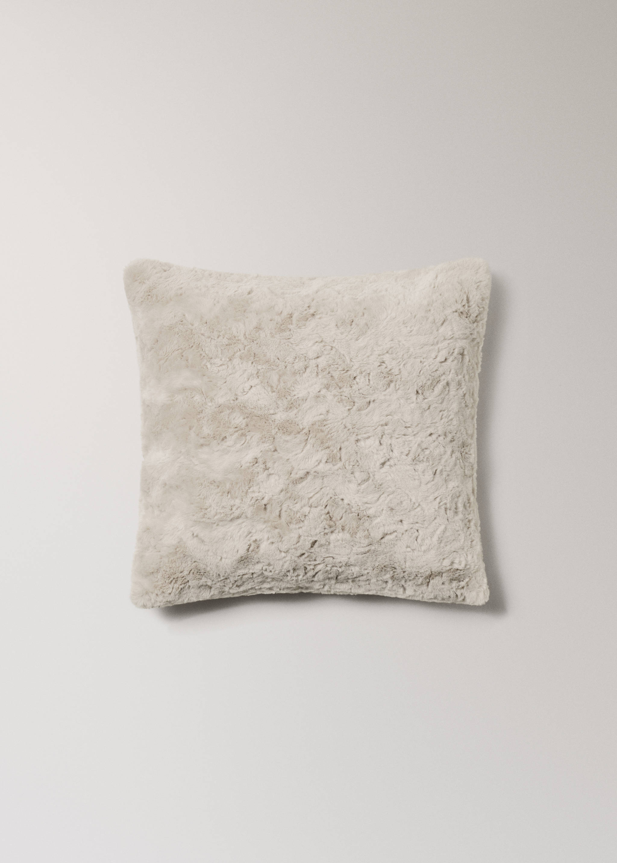 Faux-fur textured cushion cover 50x50 cm - Article without model