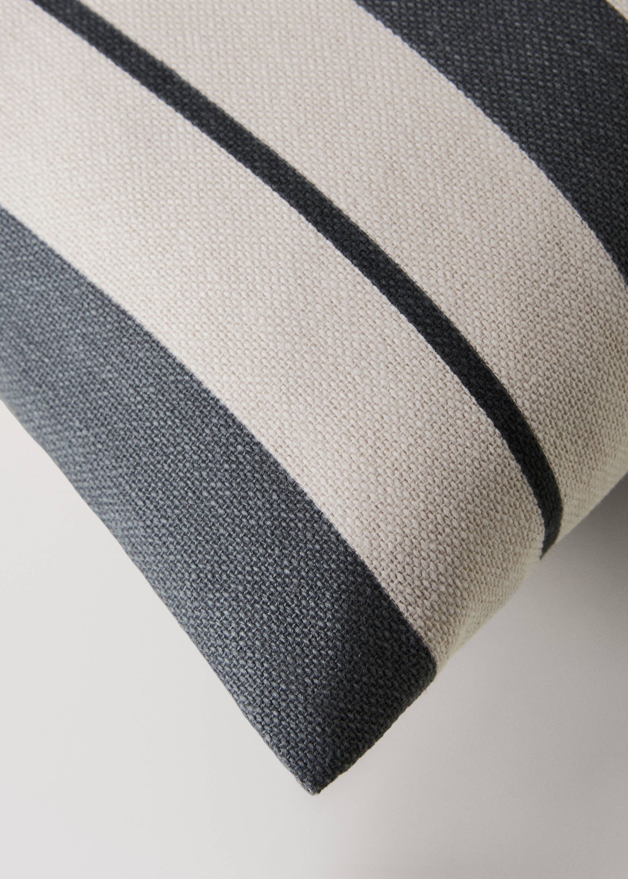 Калъфка за възглавница от памук с принт на райе 45 x 45 см - Данни за артикула 2