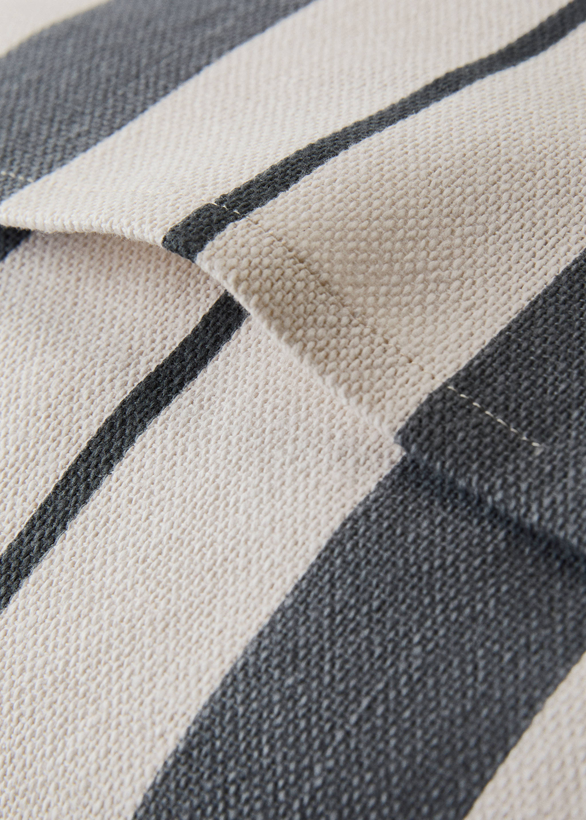 Калъфка за възглавница от памук с принт на райе 45 x 45 см - Данни за артикула 3