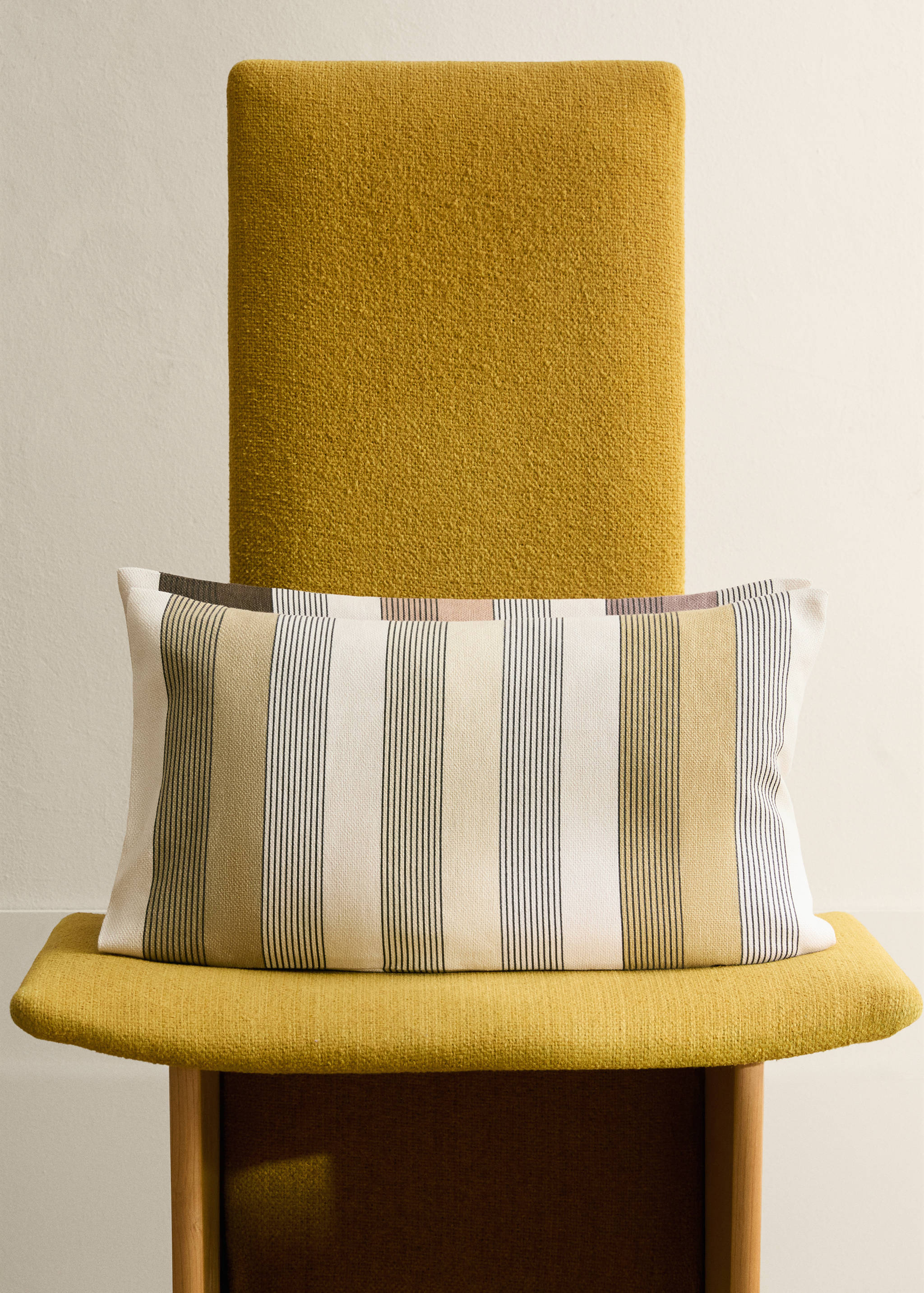 Kuddfodral i bomull med ränder 30x50 cm - Allmän bild