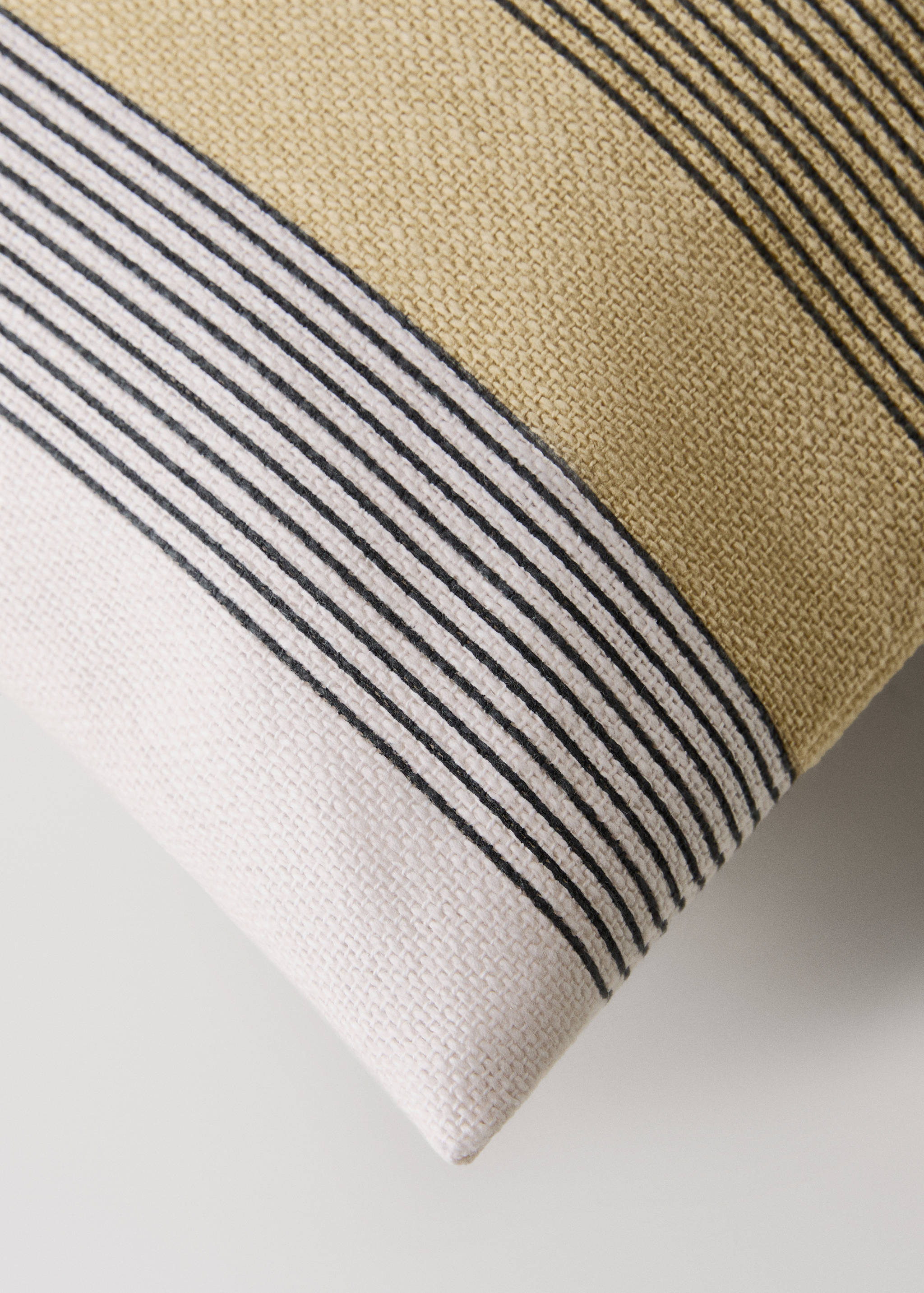 Kuddfodral i bomull med ränder 30x50 cm - Detaljer om artikeln 2