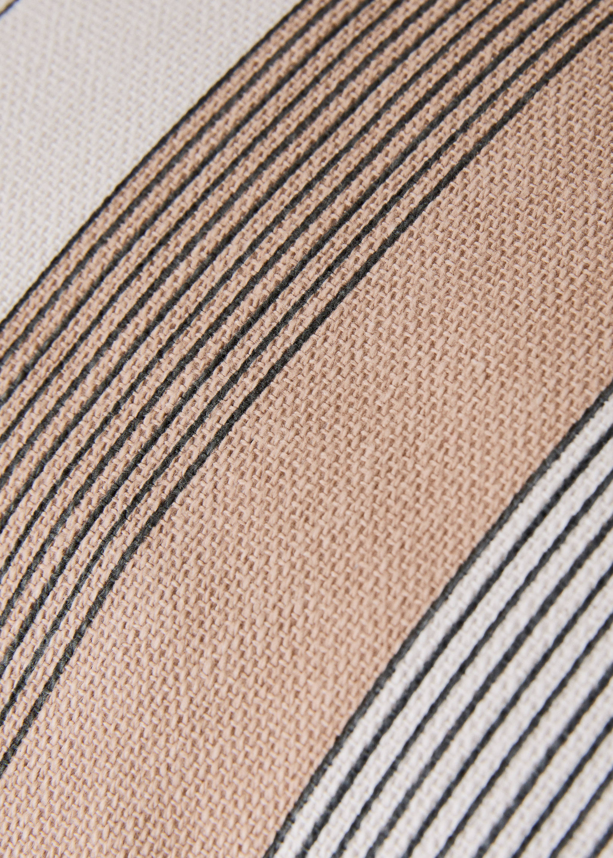 Kuddfodral i bomull med ränder 30x50 cm - Detaljer om artikeln 4