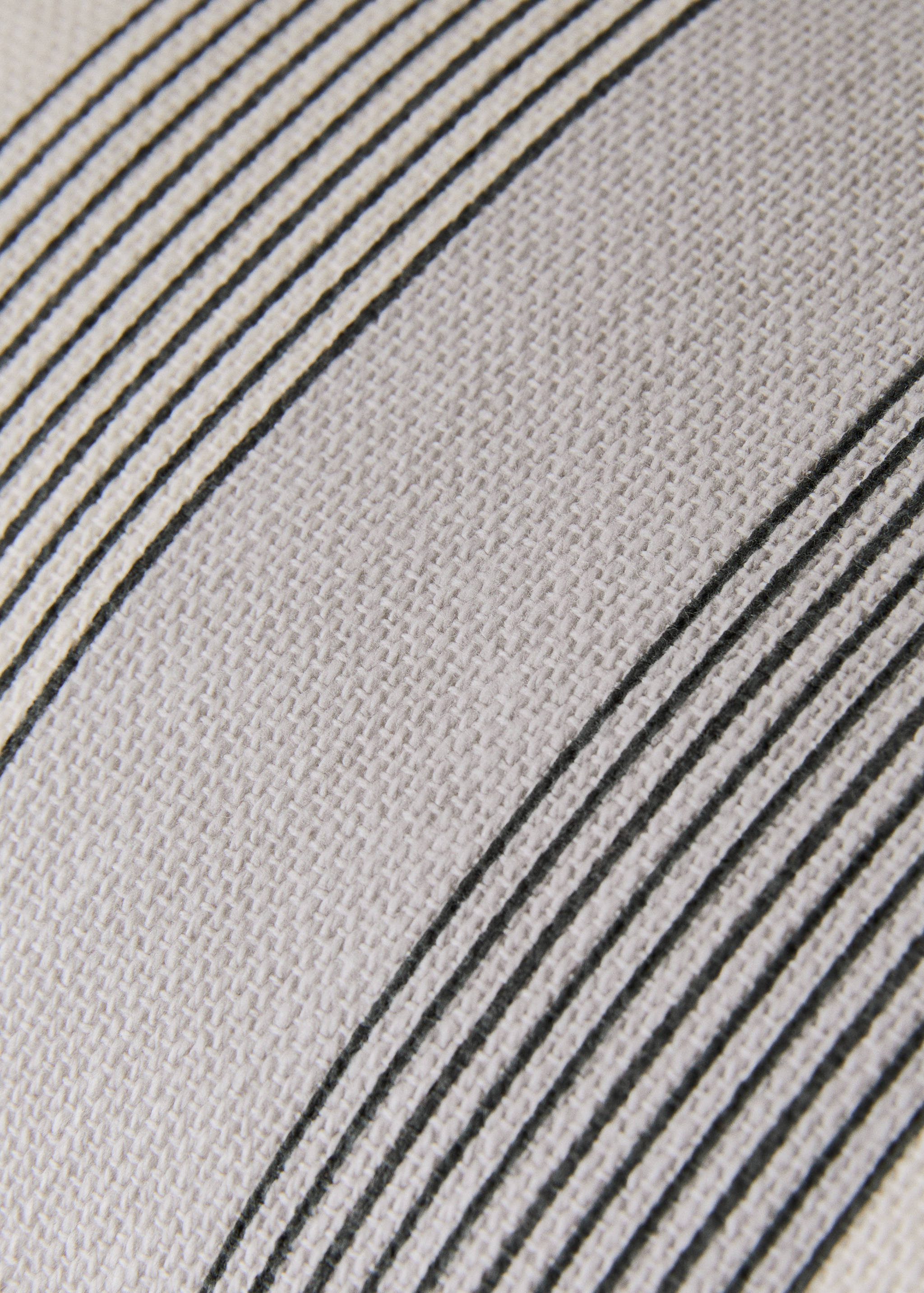 Funda cojín algodón estampado multirayas 30x50 cm - Detalle del artículo 4