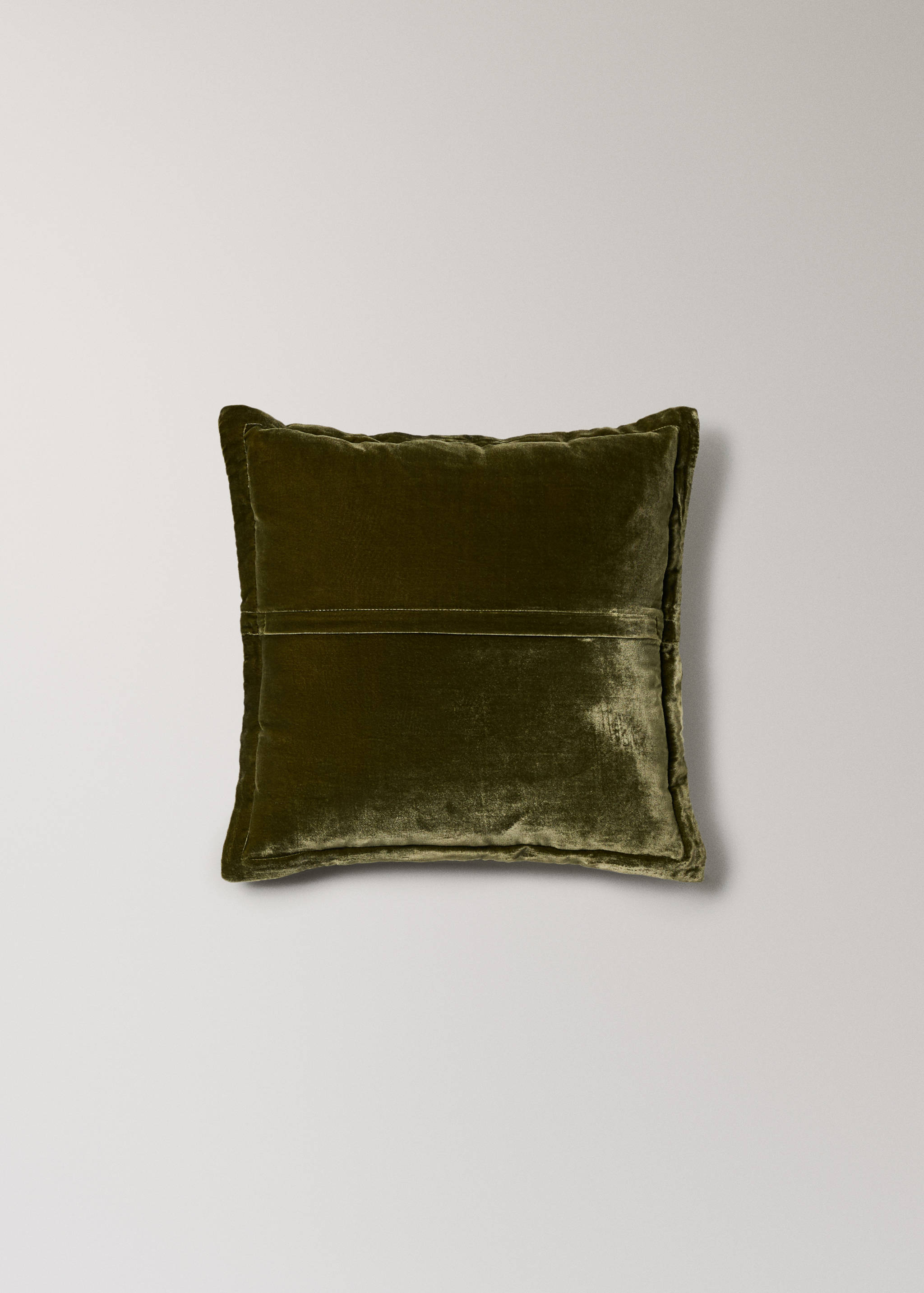 Housse de coussin en velours et soie 45x45 cm - Détail de l'article 1