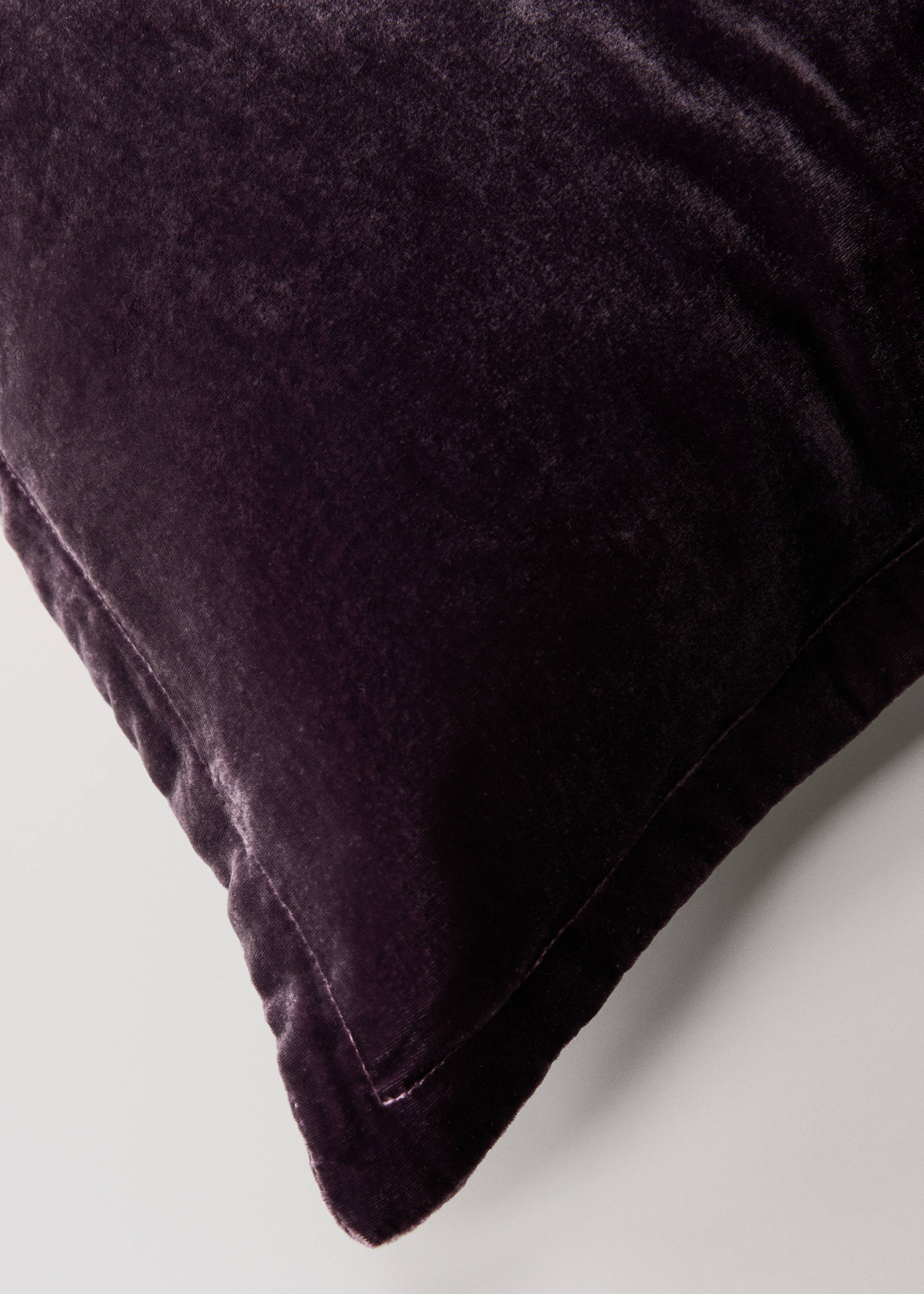 Housse de coussin en velours et soie 45x45 cm - Détail de l'article 2