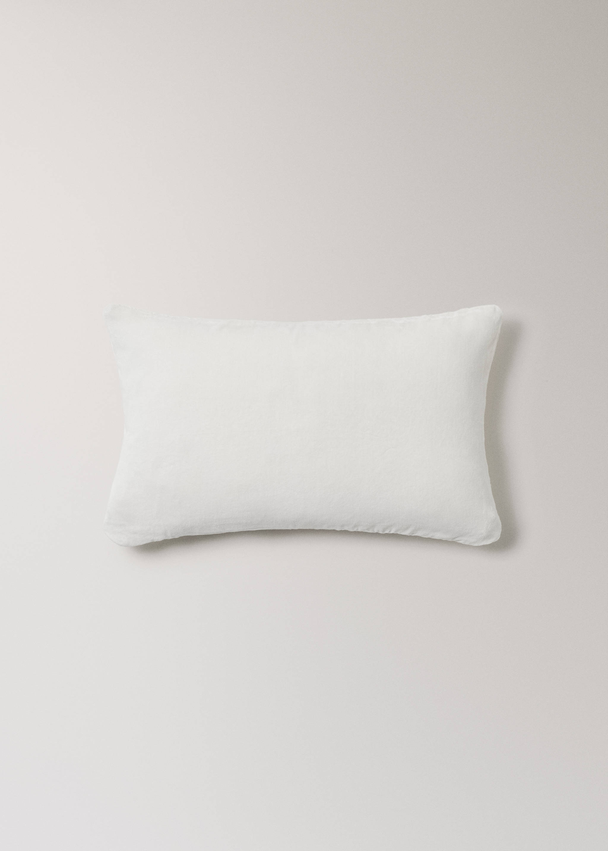 Embroidered cotton cushion cover 30x50cm - Details of the article 1