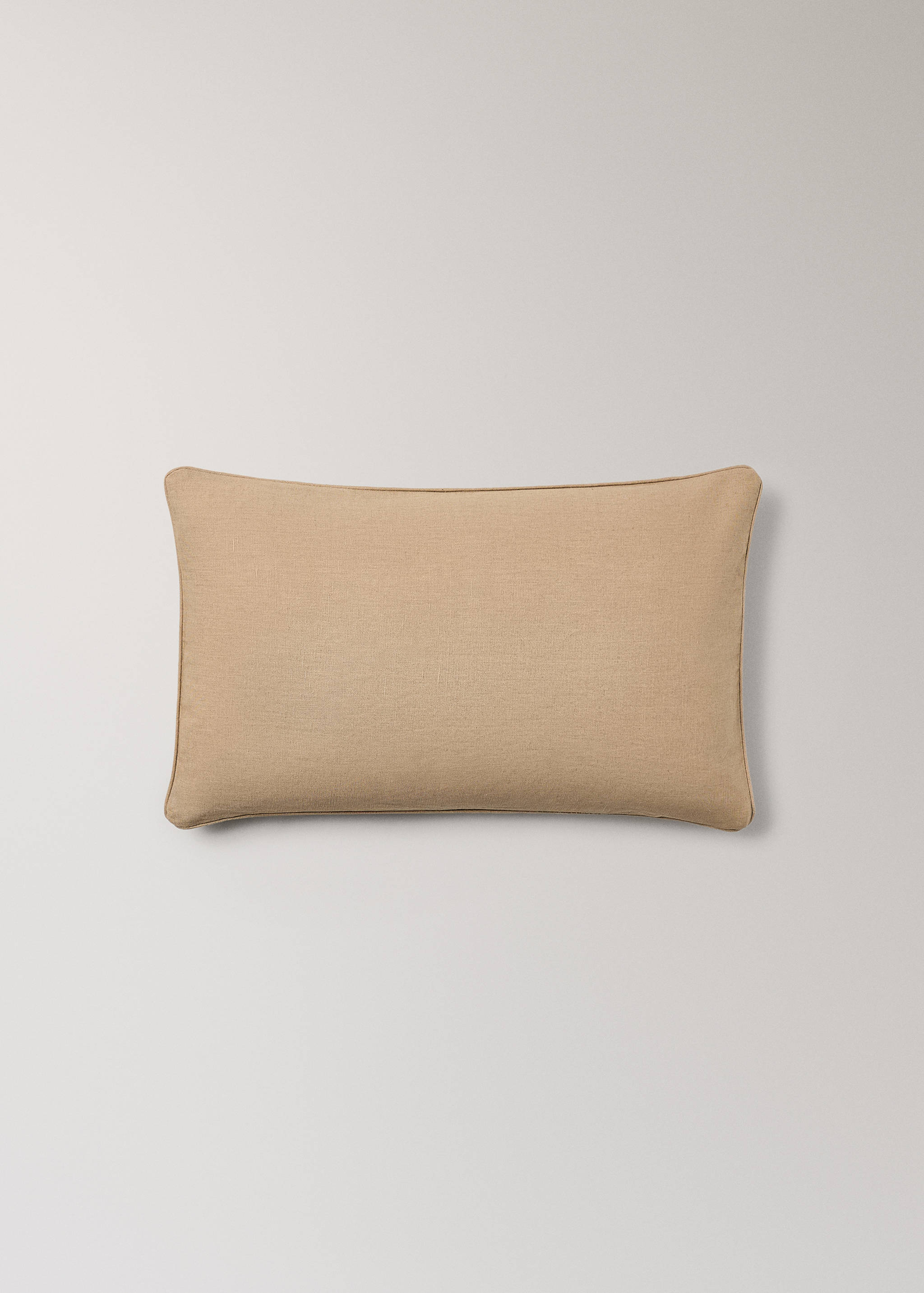 Cotton linen embroidered cushion cover 30x50 cm - Details of the article 1