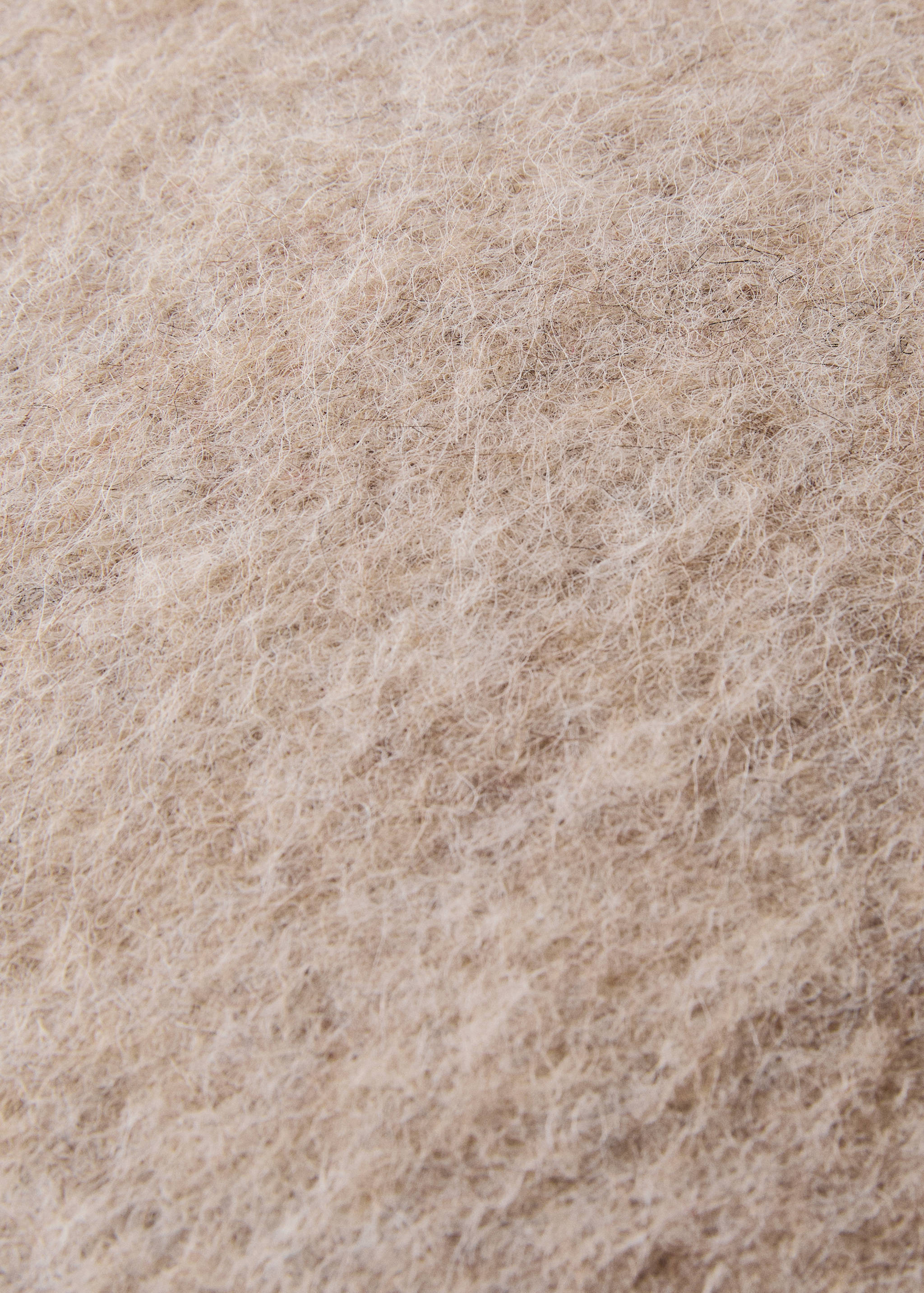 Carded-effect cushion cover 50x50 cm - Details of the article 4