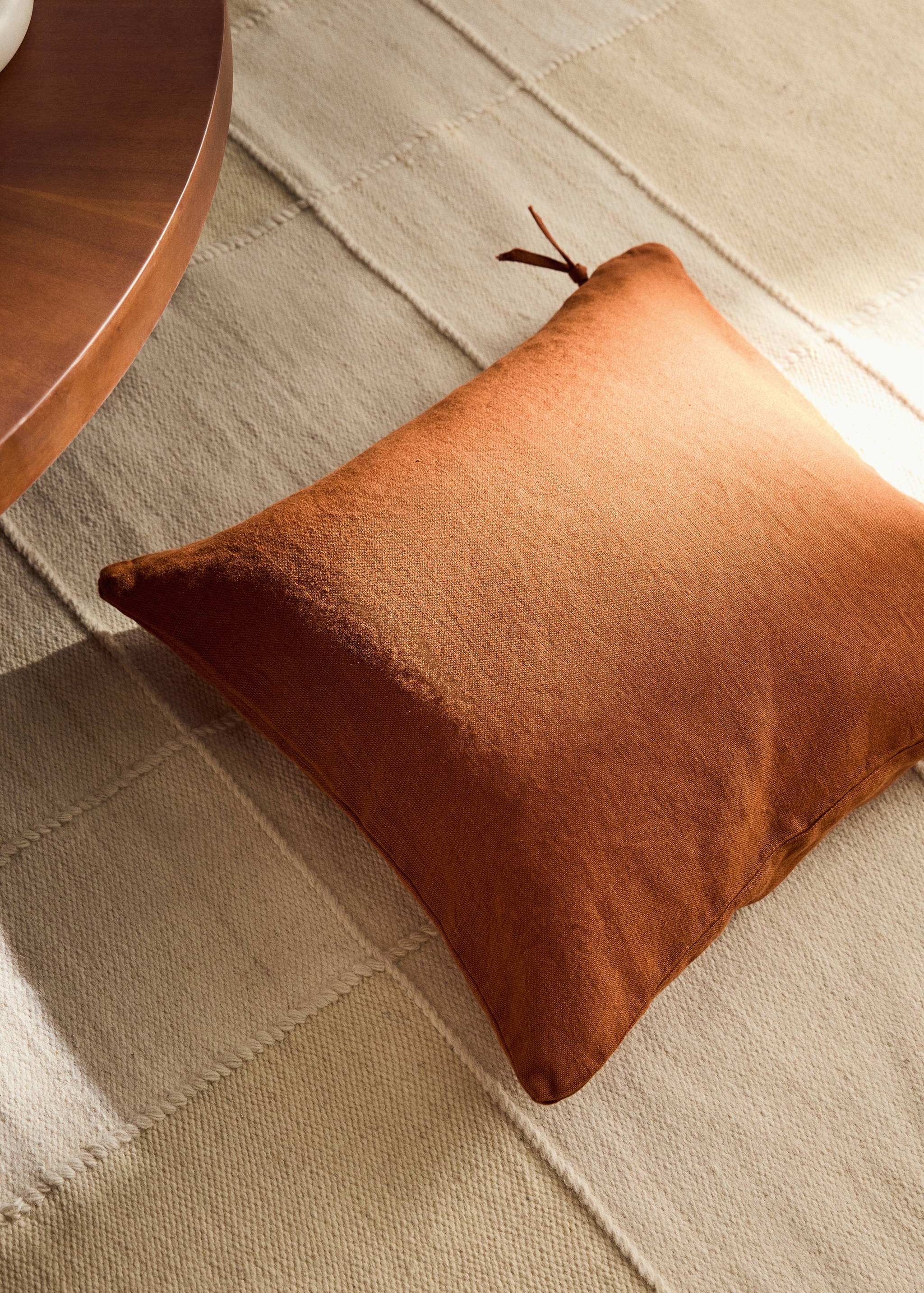 Funda cojín lino  50x50 cm - Plano general