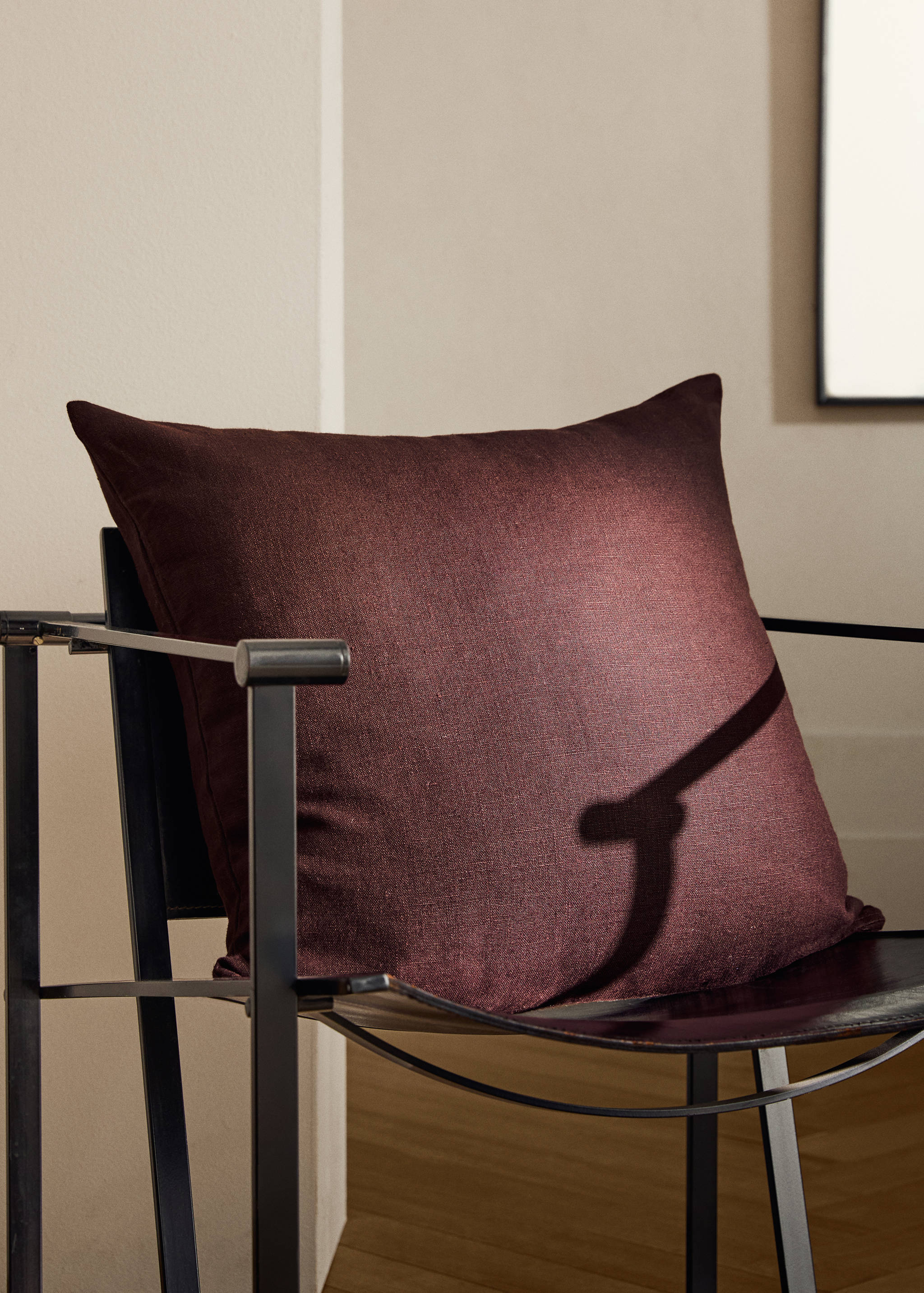 Funda cojín lino  50x50 cm - Plano general