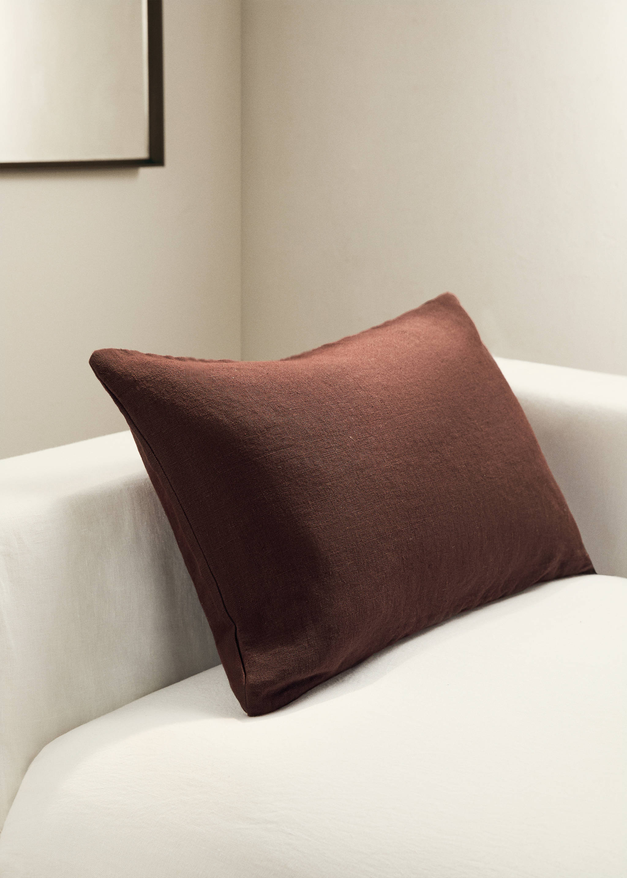 Linen cushion cover with zip 40x60 cm - General plane
