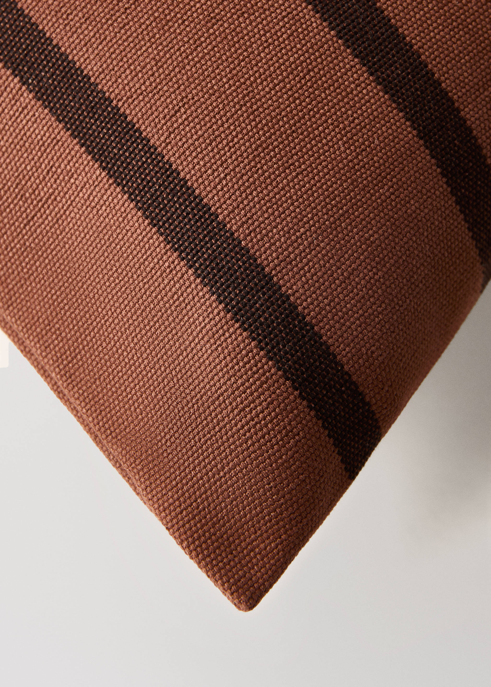 Kuddfodral i bomull med tvåfärgade ränder 40x60 cm - Detaljer om artikeln 3