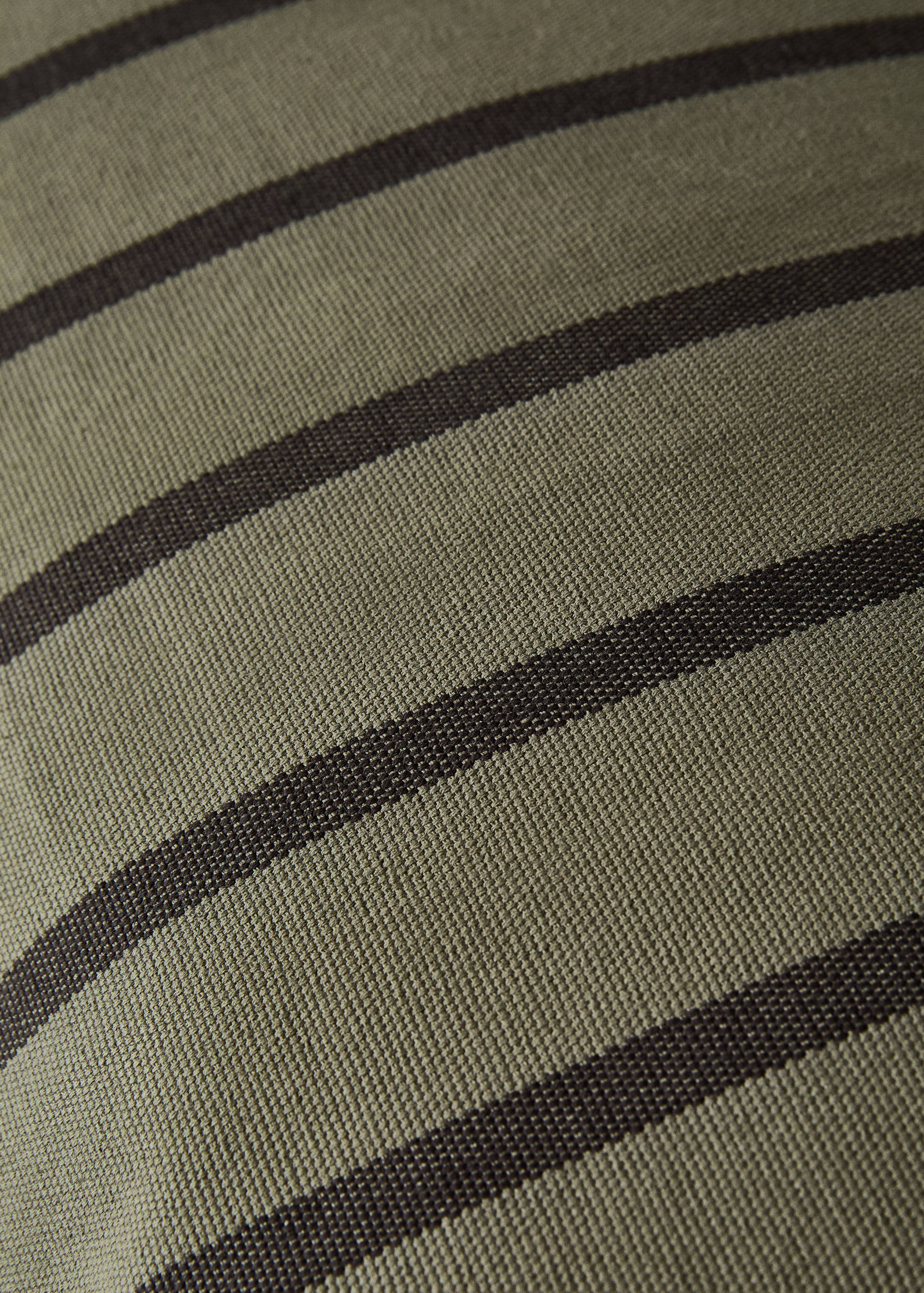 Kuddfodral i bomull med tvåfärgade ränder 40x60 cm - Detaljer om artikeln 2