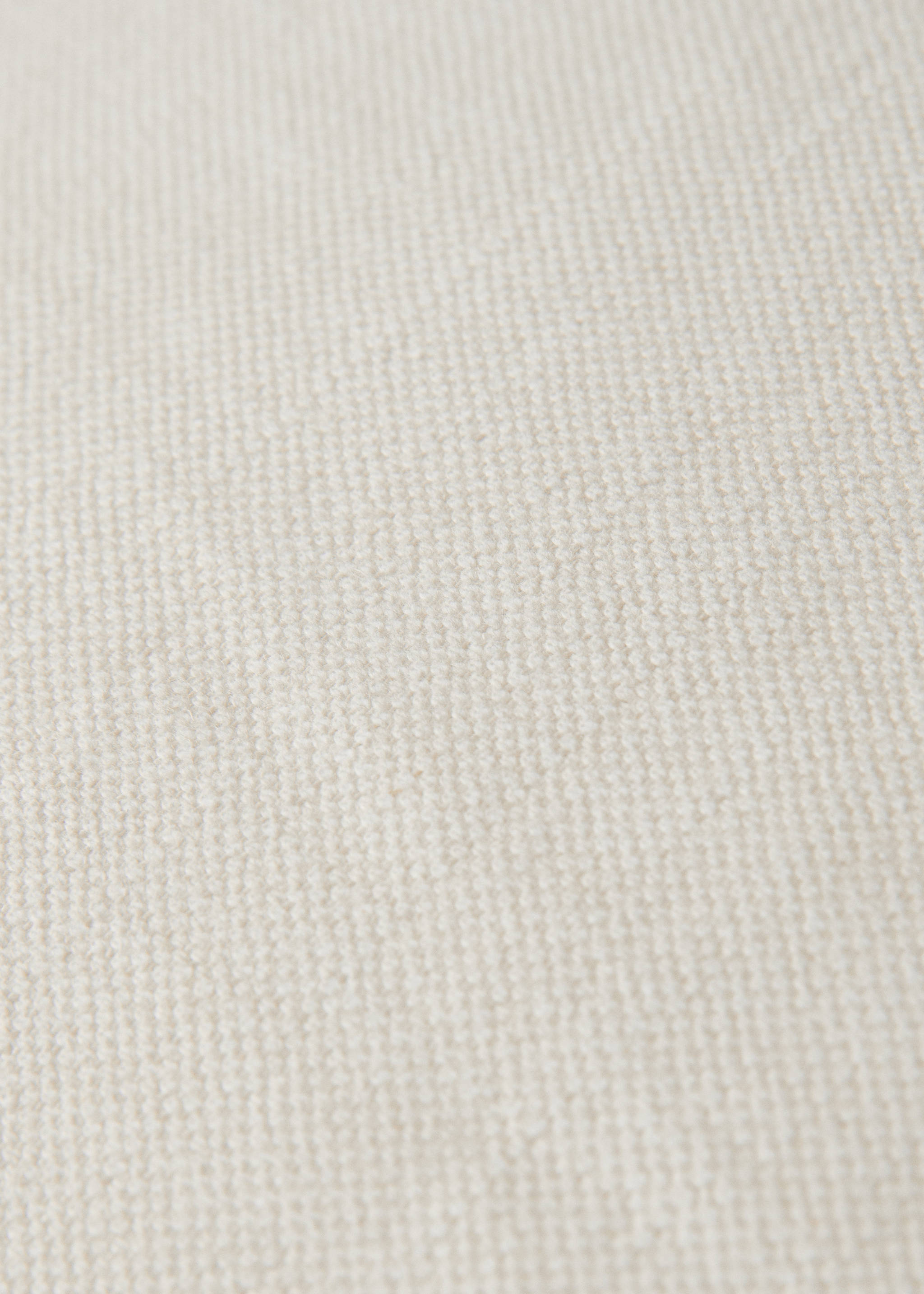 Cotton linen cushion cover with overlock tab 50x50 cm - Details of the article 4