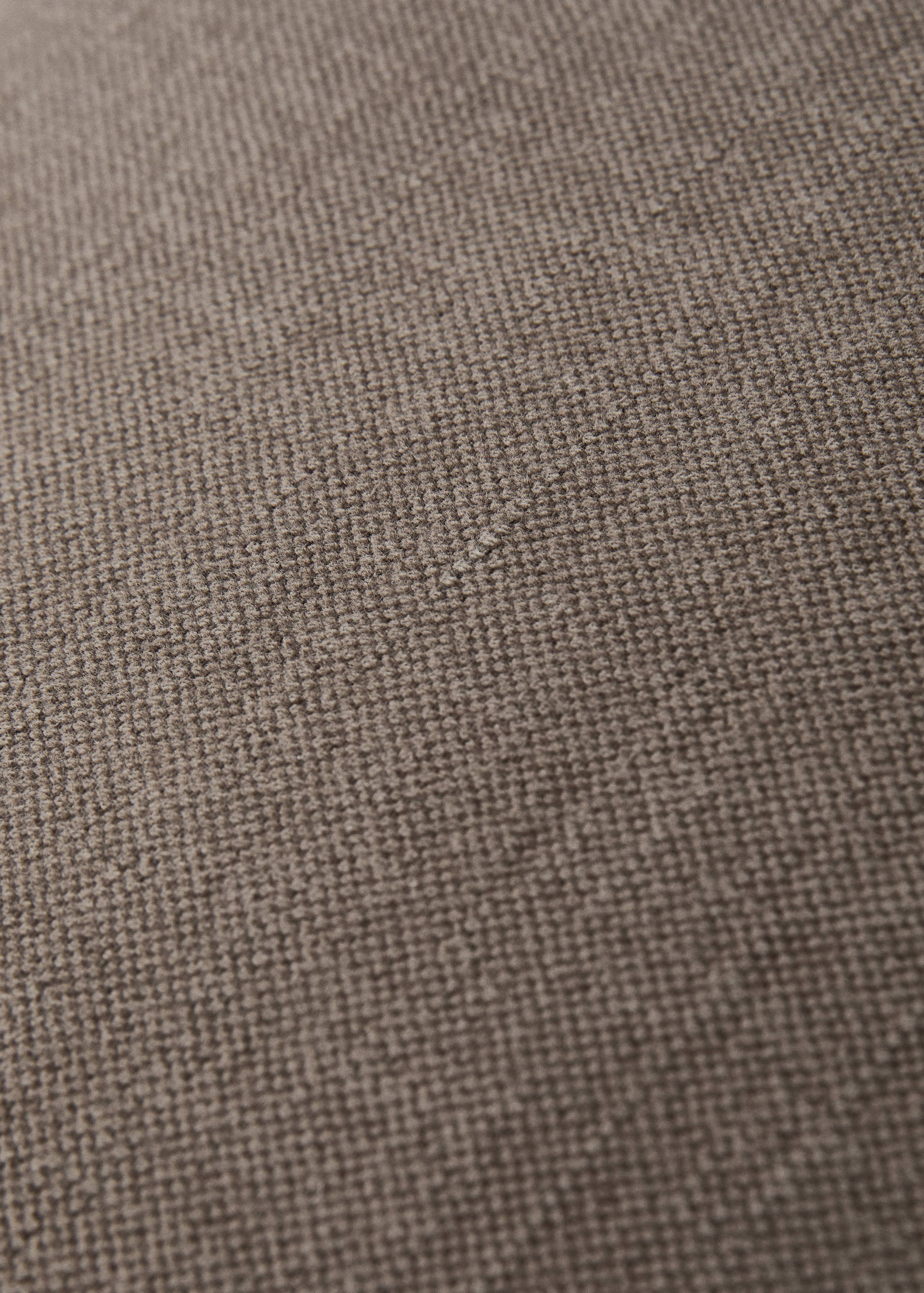 Cotton linen cushion cover with overlock tab 50x50 cm - Details of the article 4