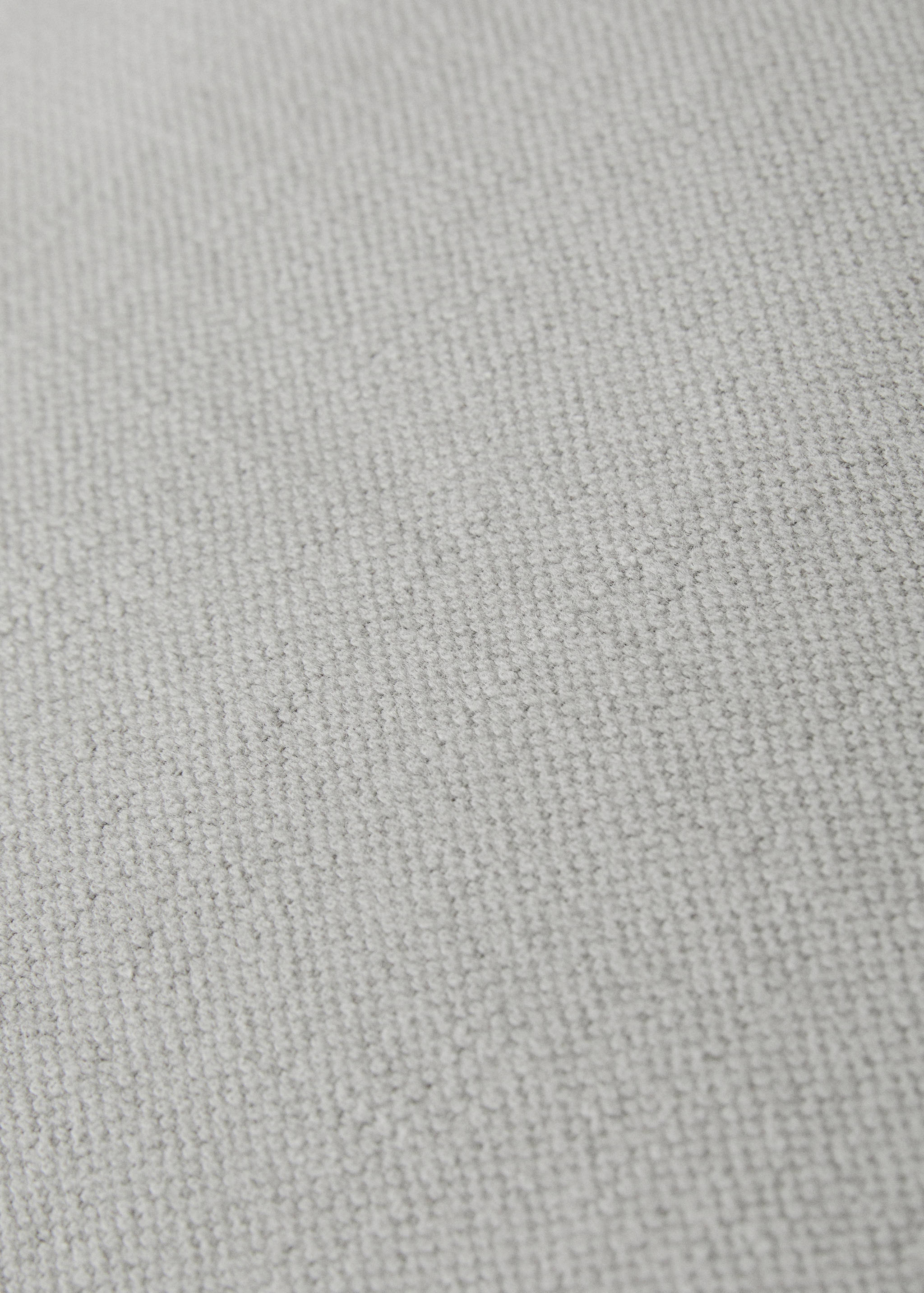 Cotton linen cushion cover with overlock tab 50x50 cm - Details of the article 4