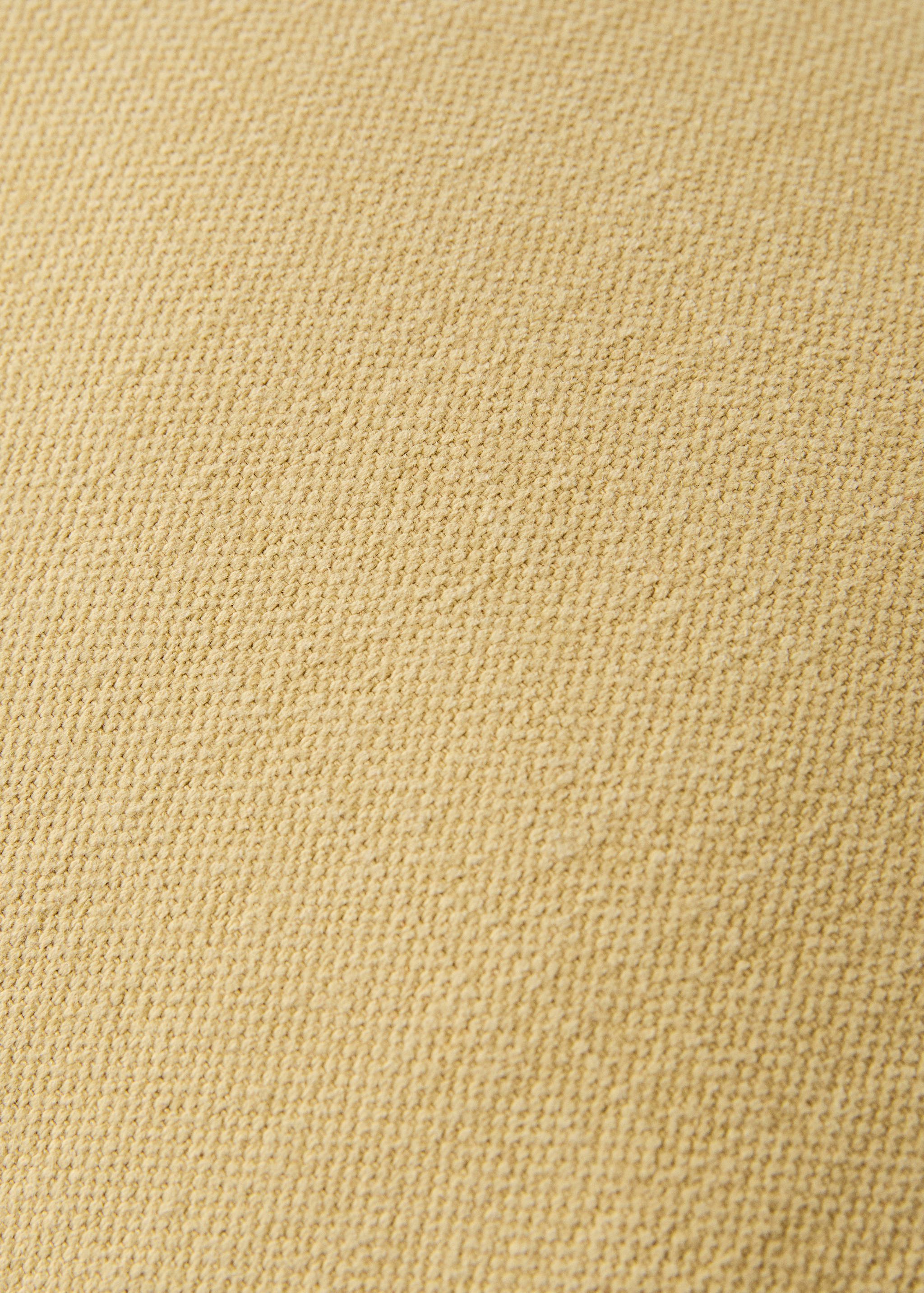 Linen cotton cushion cover with overlock tab 40x60 cm - Details of the article 3