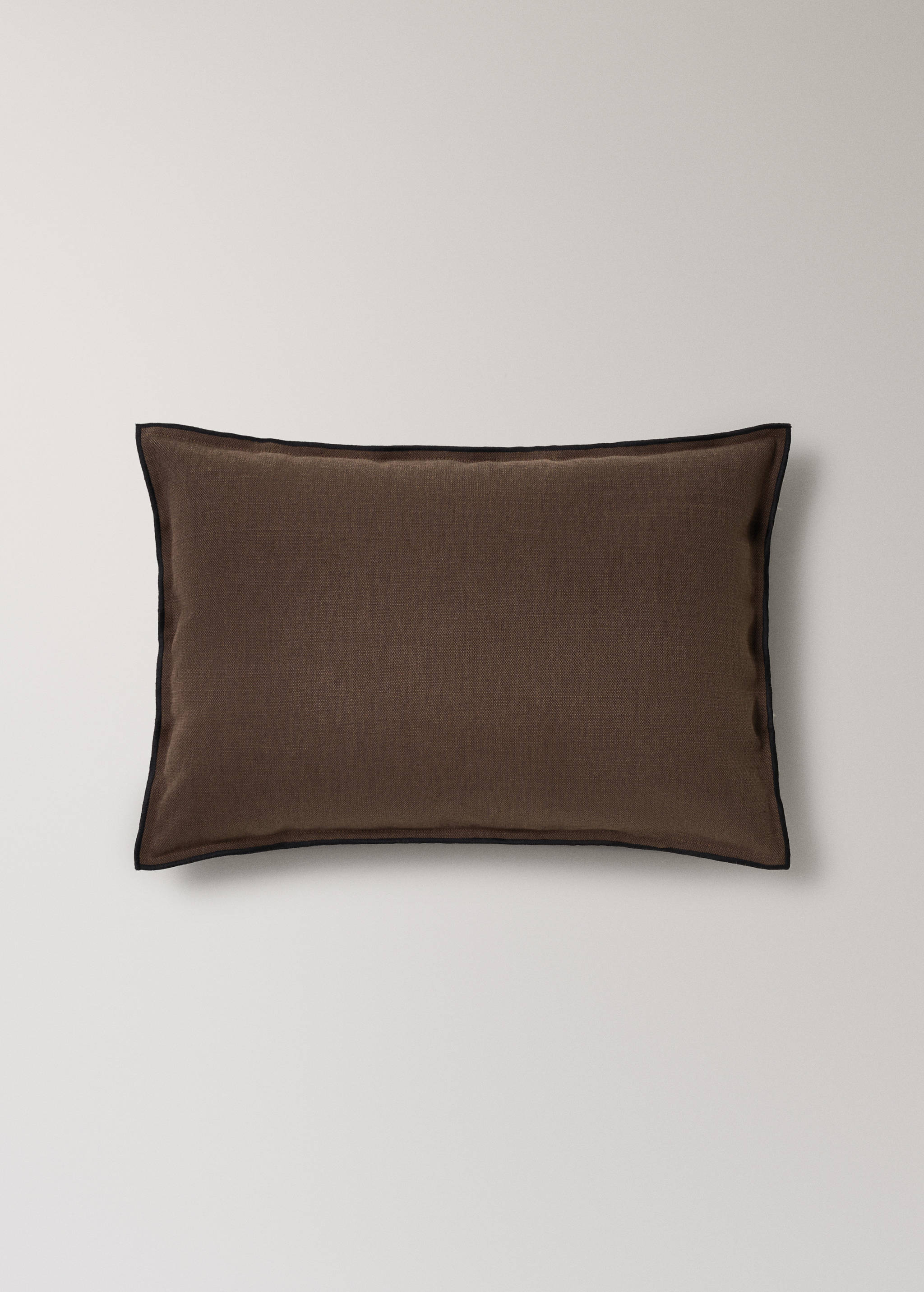 Linen cotton cushion cover with overlock tab 40x60 cm - Article without model