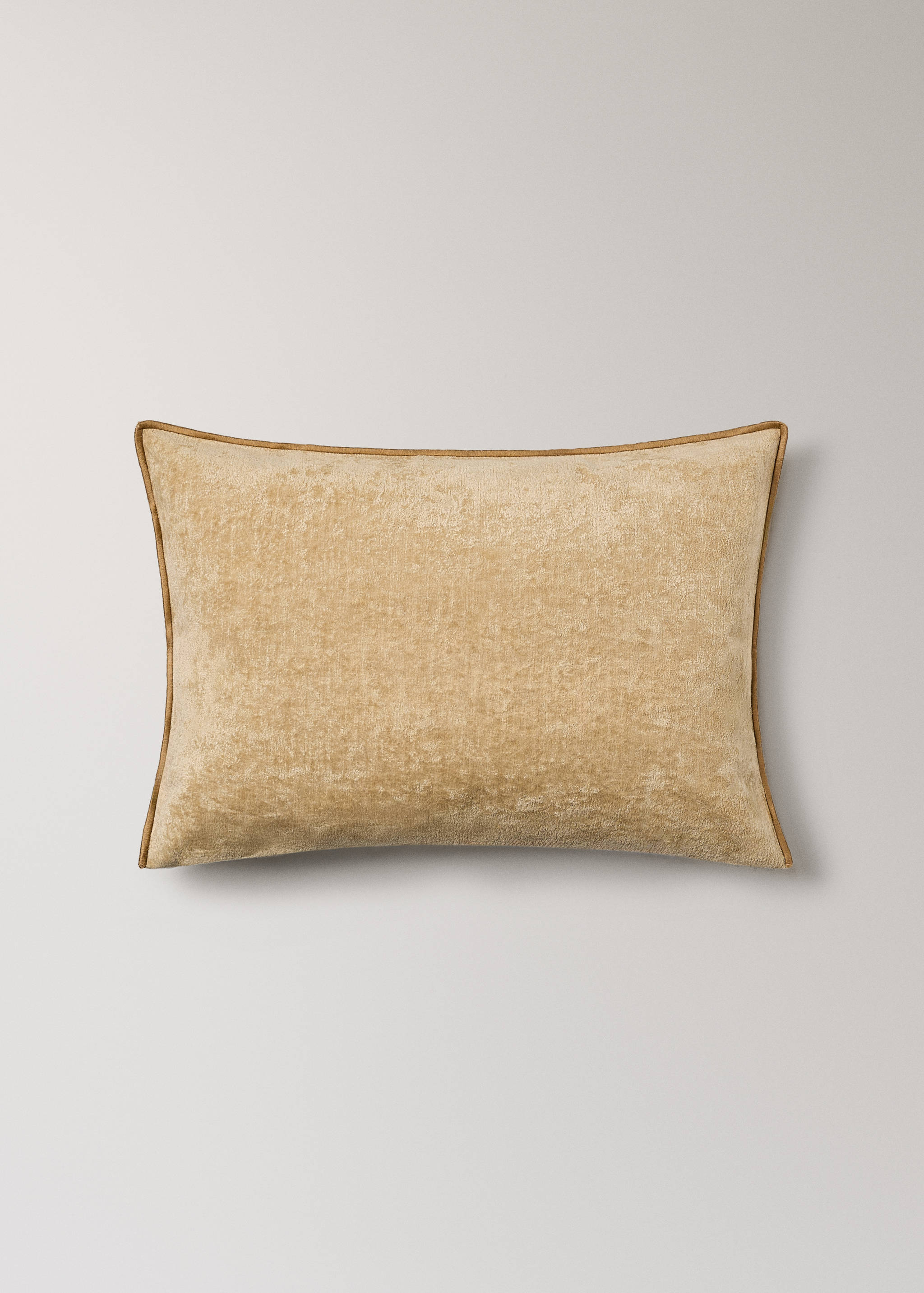 Poszewka na poduszkę z aksamitu i lnu 40x60 cm - Artykuł bez modela/modelki