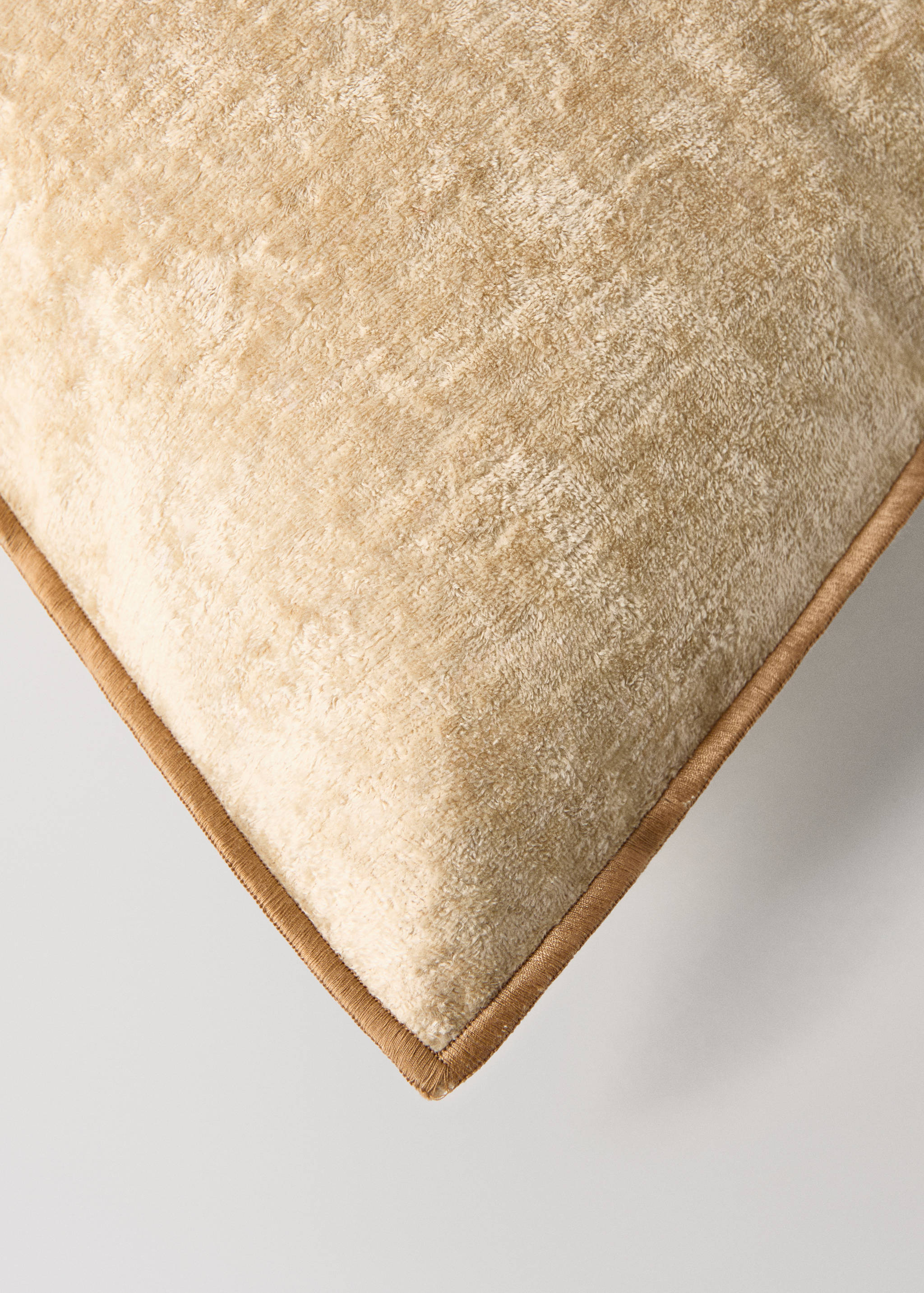 Poszewka na poduszkę z aksamitu i lnu 40x60 cm - Szczegóły artykułu 2