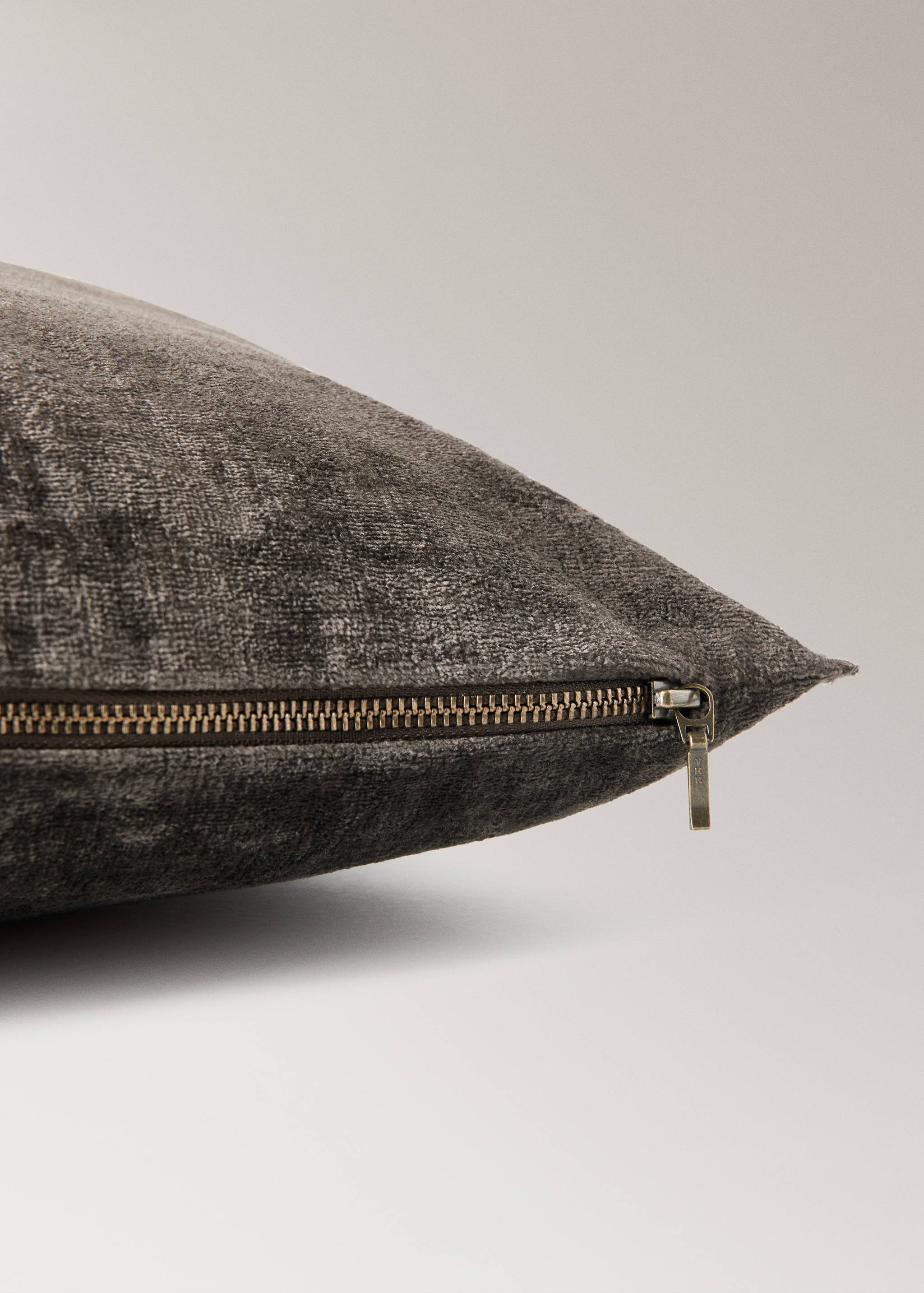 Poszewka na poduszkę z aksamitu i lnu 40x60 cm - Szczegóły artykułu 1