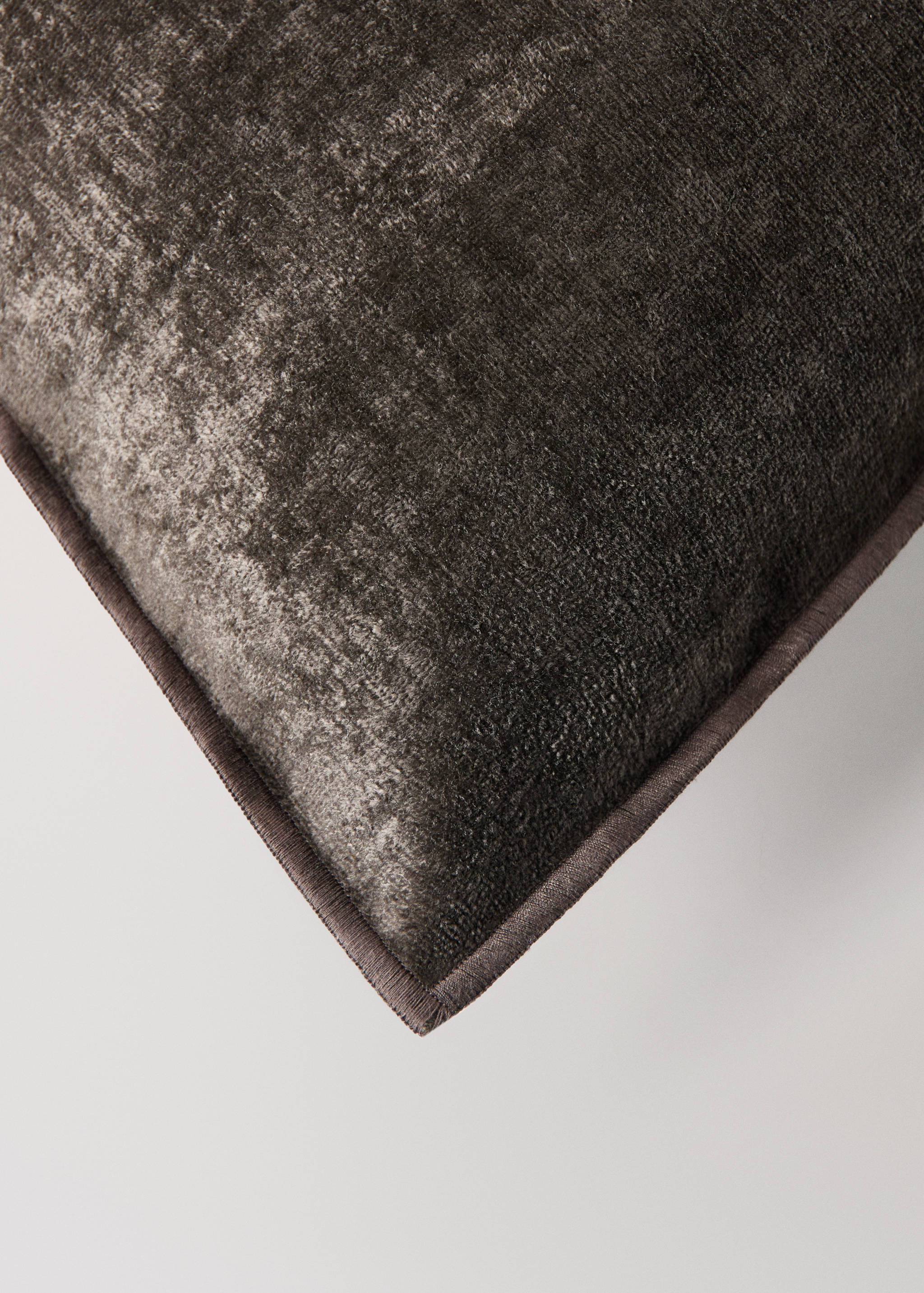 Poszewka na poduszkę z aksamitu i lnu 40x60 cm - Szczegóły artykułu 2