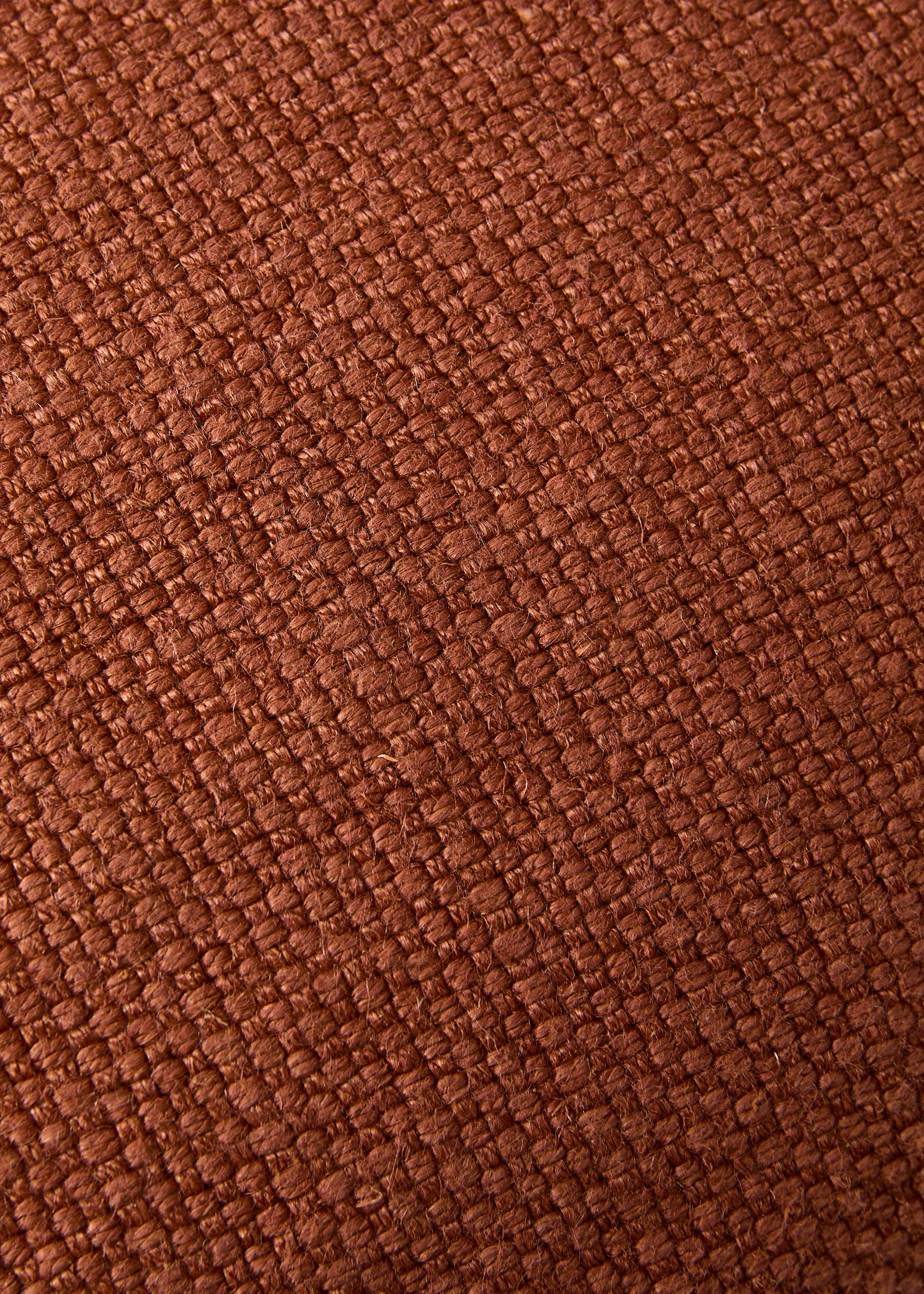 Linen cushion cover with overlock stitching 40x60 cm - Details of the article 3