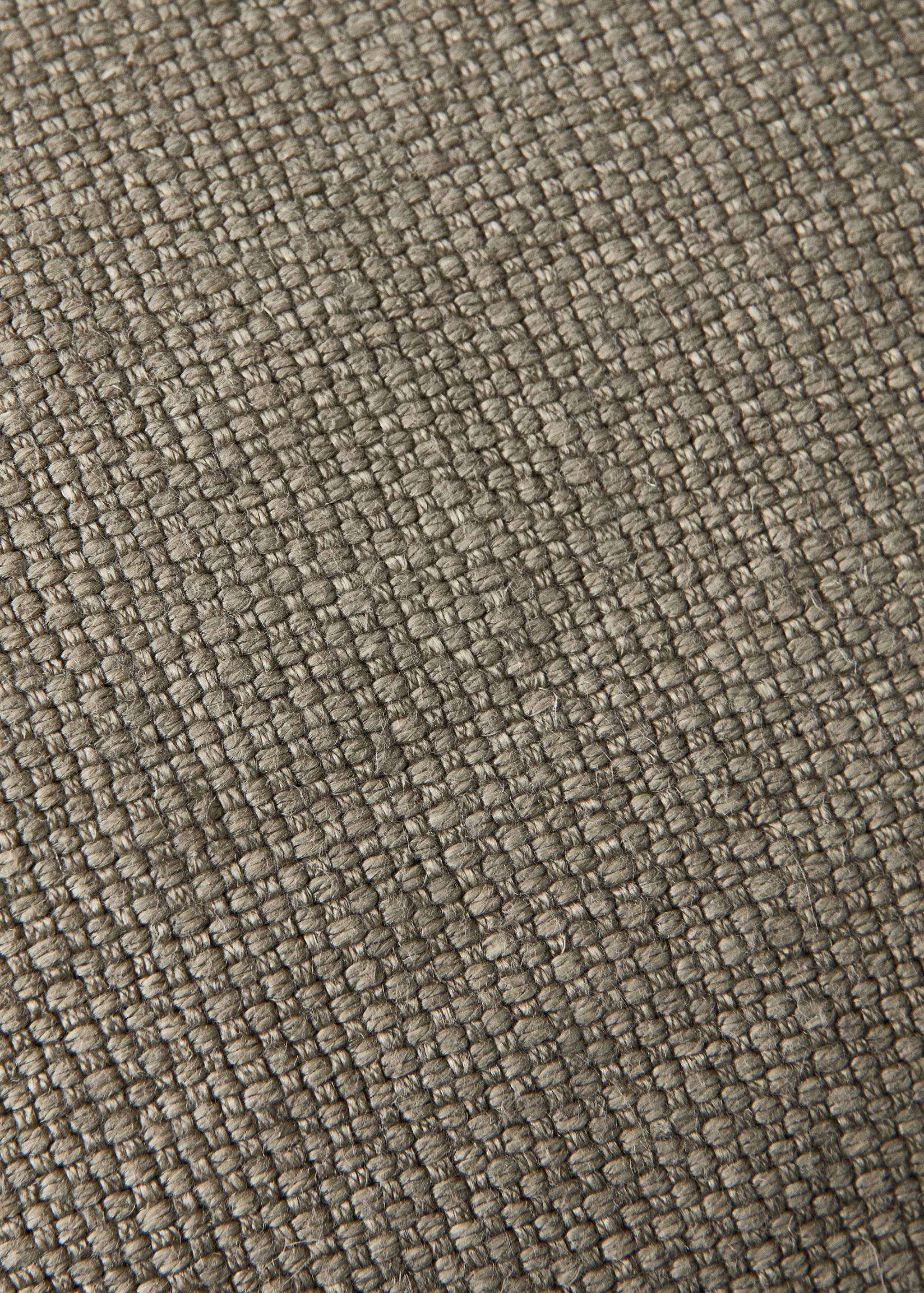 Linen cushion cover with overlock stitching 40x60 cm - Details of the article 3