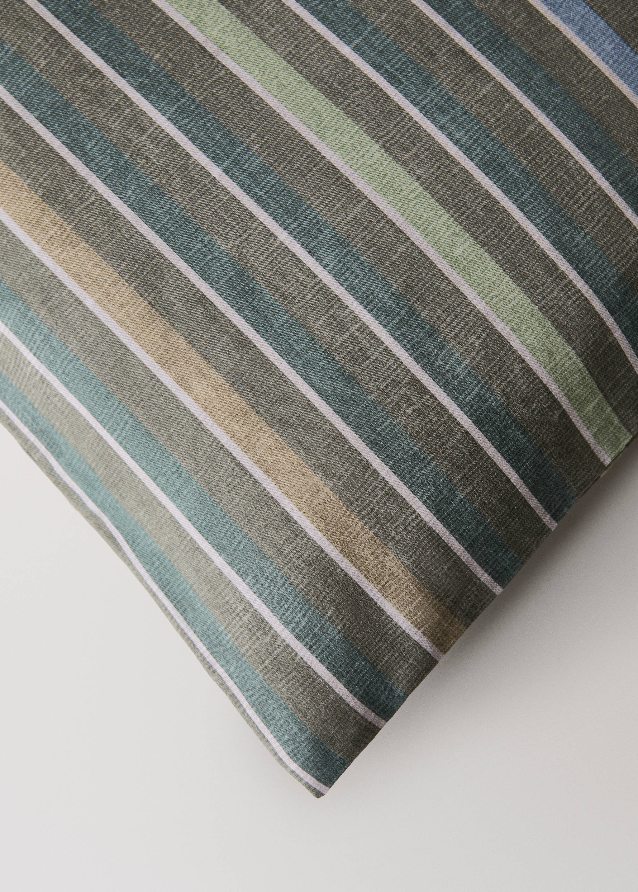 Pamuklu çizgili yastık kılıfı 45x45 cm - Ürün detayı 2