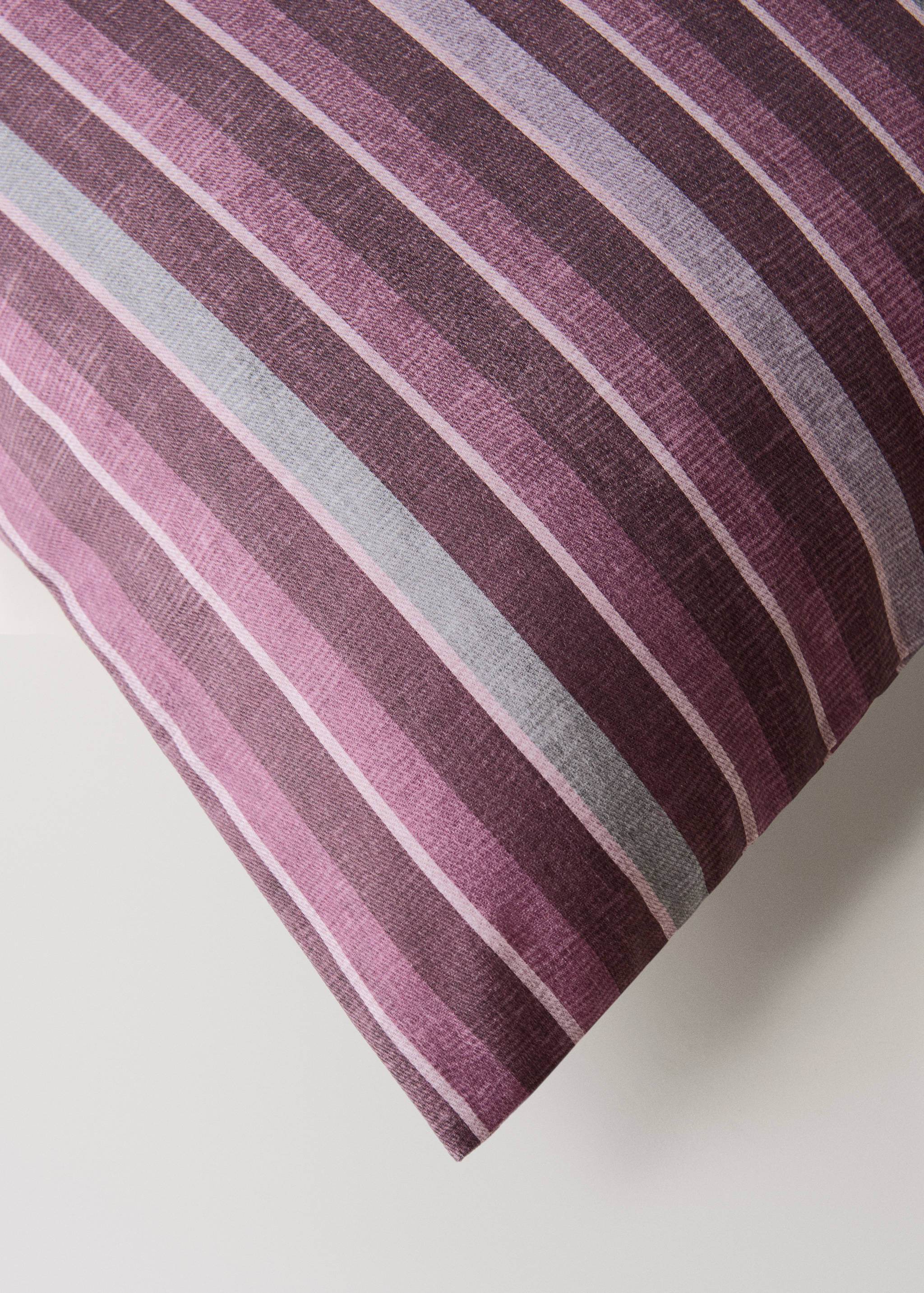 Kuddfodral i bomull med randigt mönster 45x45 cm - Detaljer om artikeln 2