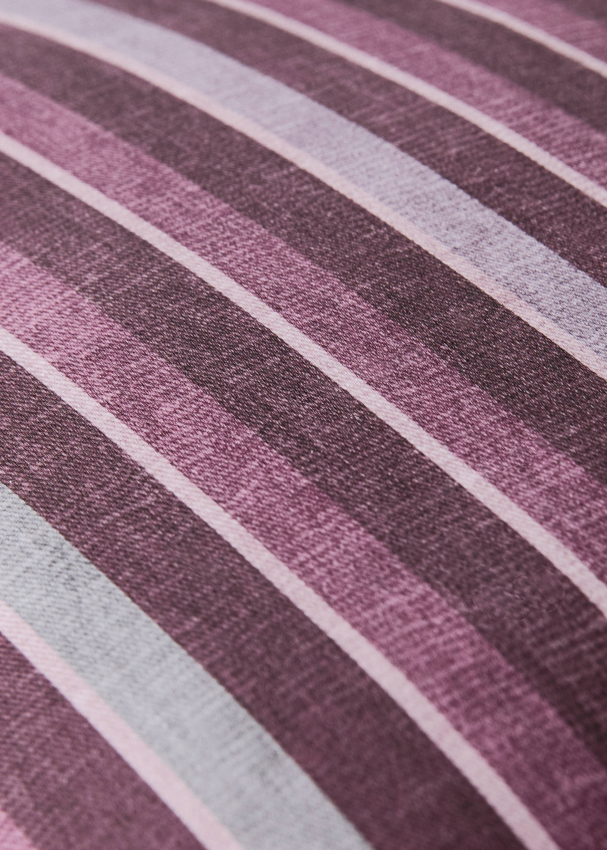 Kuddfodral i bomull med randigt mönster 45x45 cm - Detaljer om artikeln 3