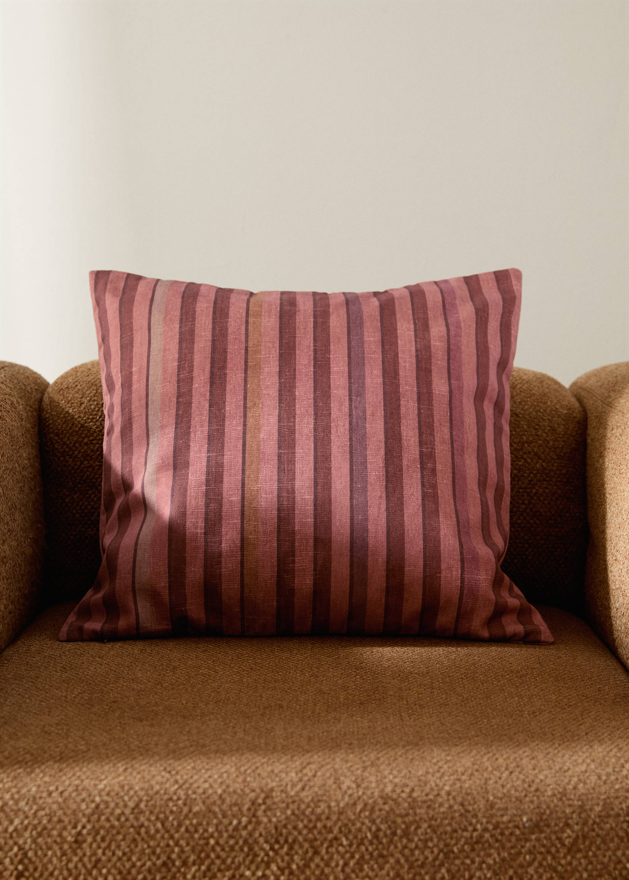 Copricuscino cotone riga stampata 45x45 cm - Piano generale