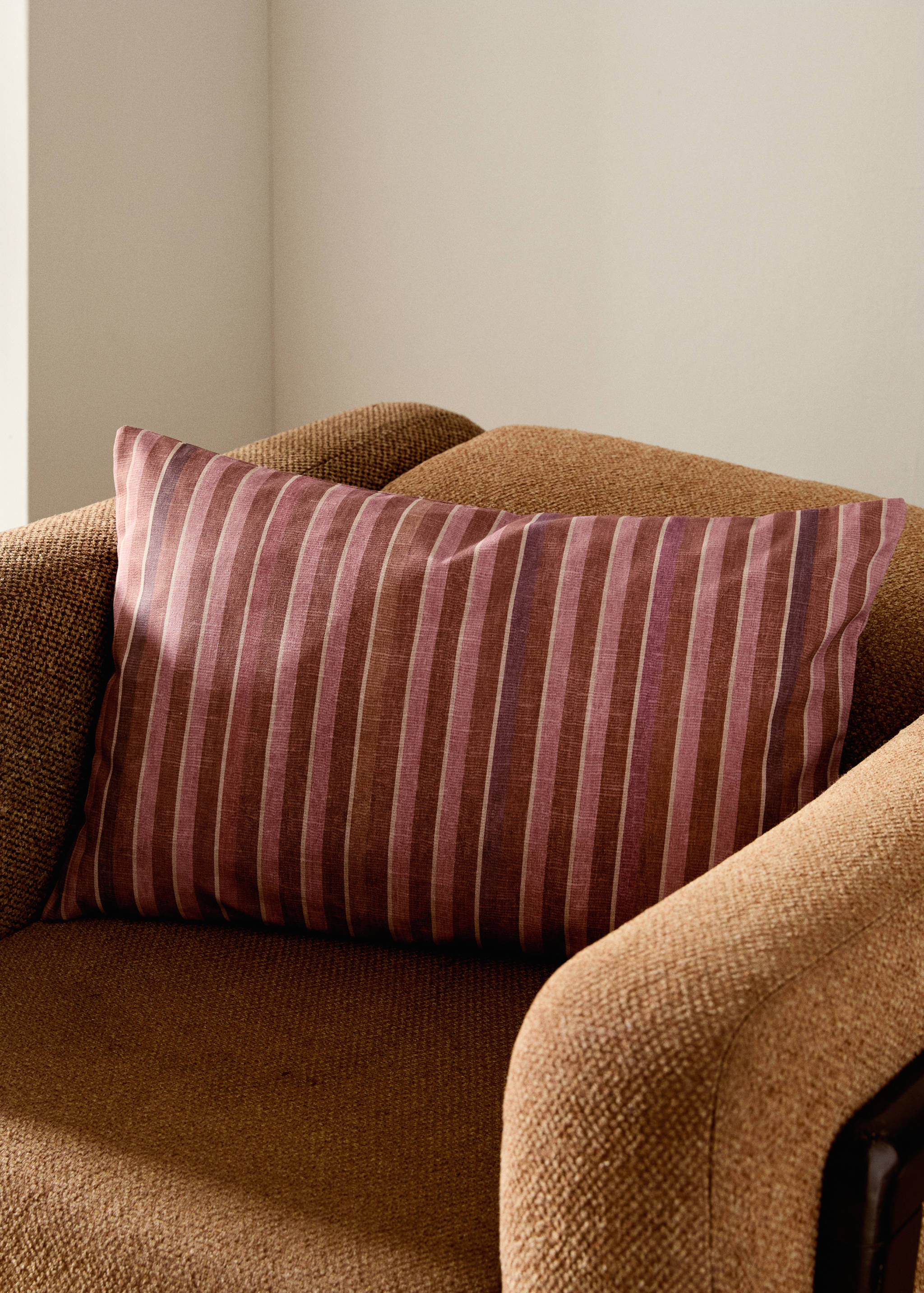 Copricuscino cotone riga stampata 40x60 cm - Piano generale