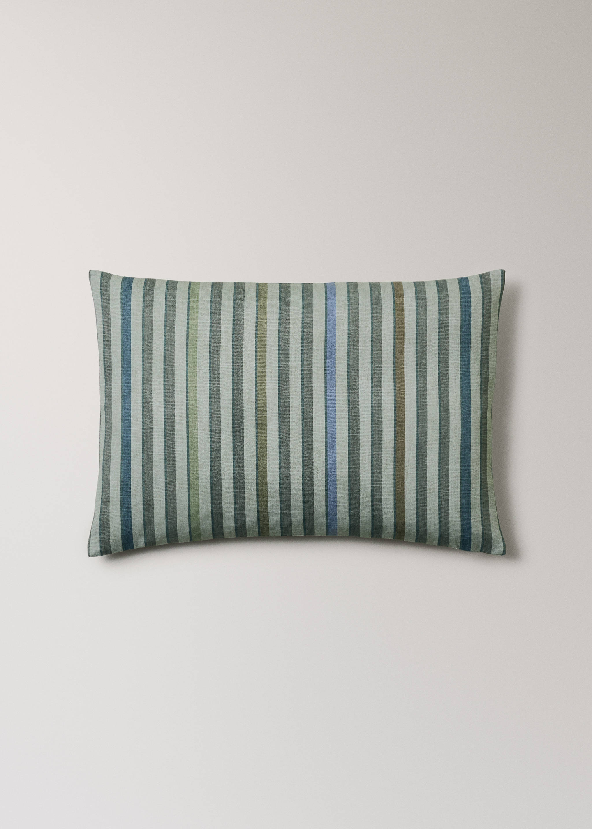 Kuddfodral i bomull med randigt mönster 40x60cm - Artikel utan modell