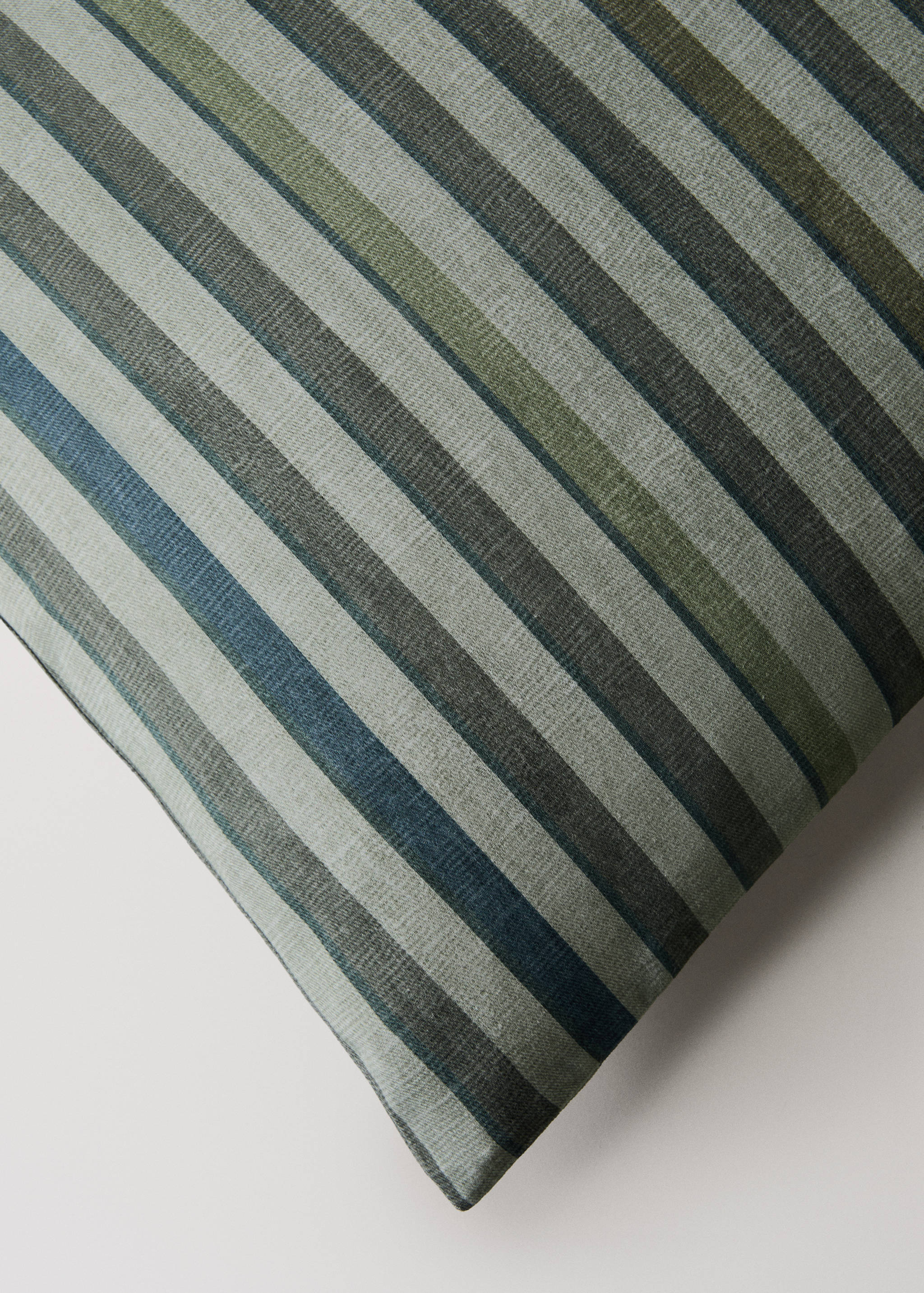 Kuddfodral i bomull med randigt mönster 40x60cm - Detaljer om artikeln 2