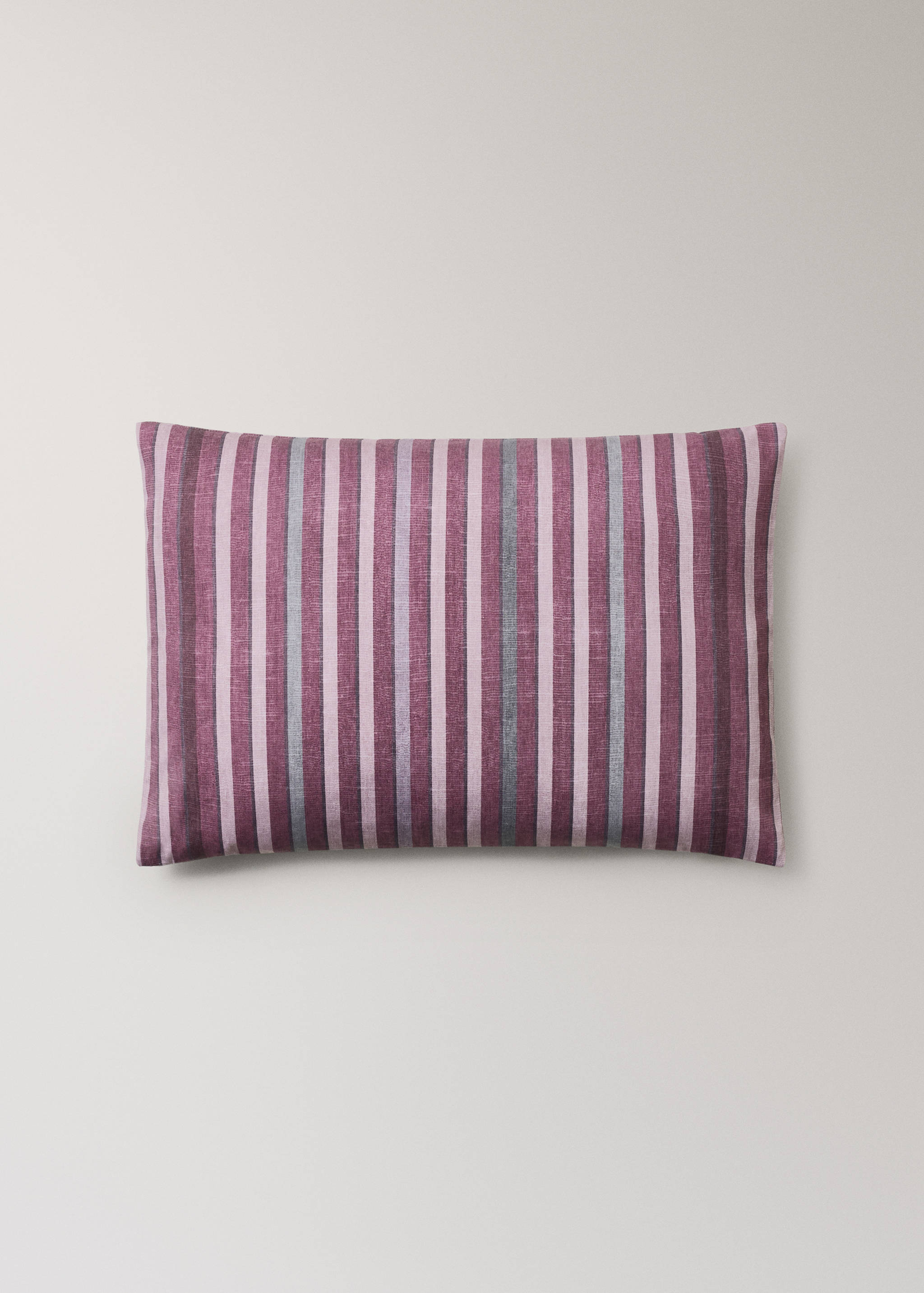 Kuddfodral i bomull med randigt mönster 40x60cm - Artikel utan modell