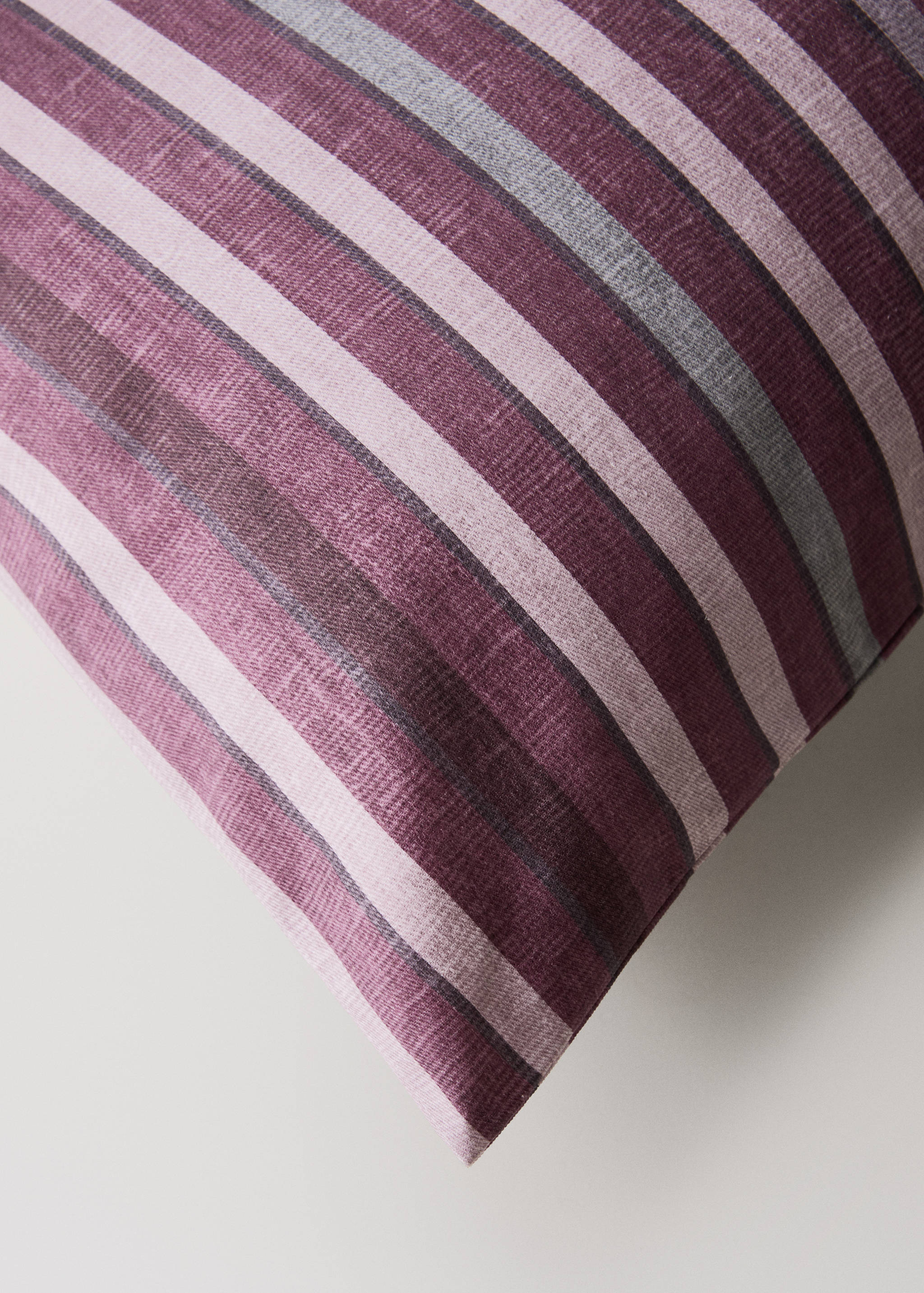 Kuddfodral i bomull med randigt mönster 40x60cm - Detaljer om artikeln 2