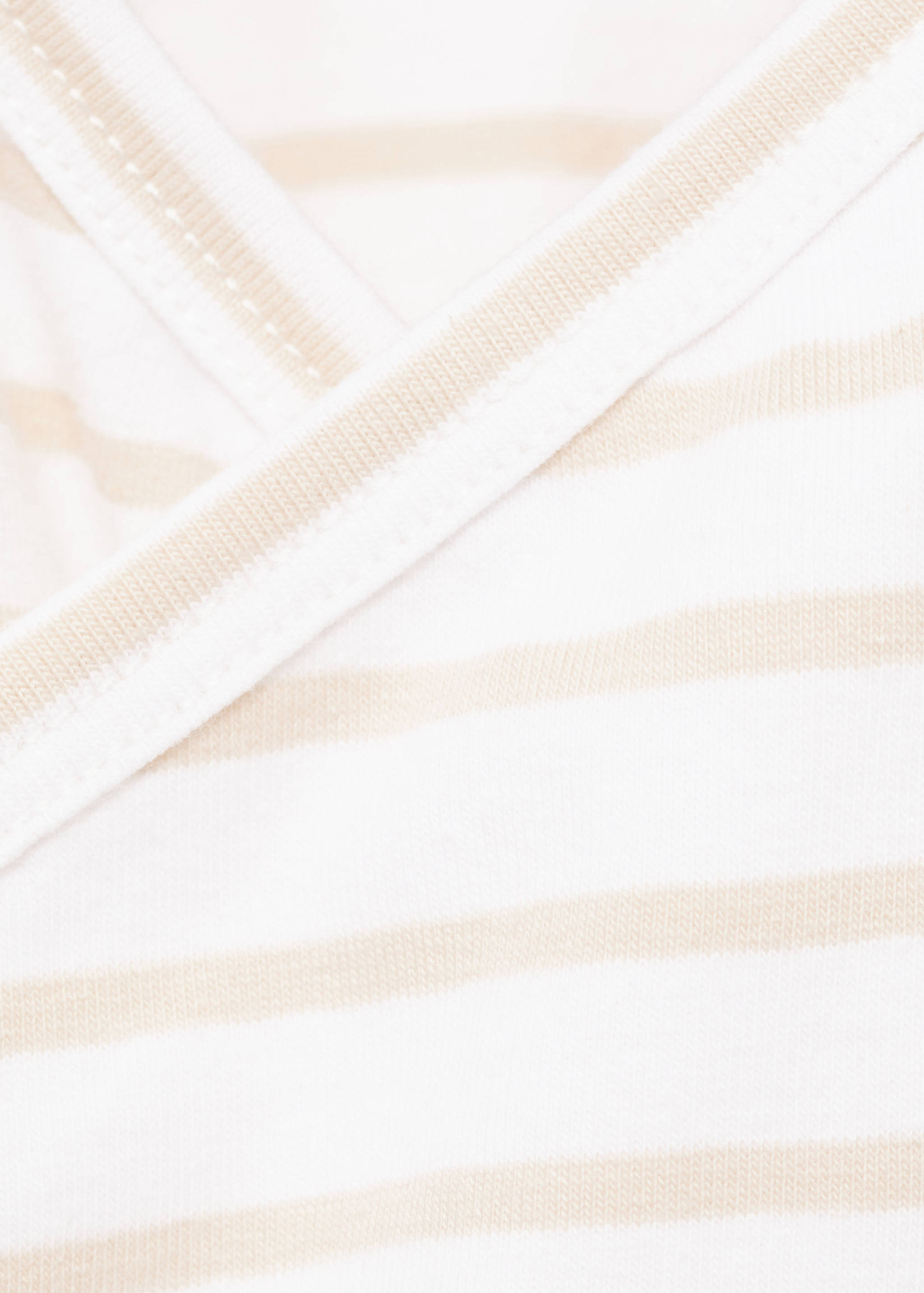 Překřížené tričko s proužky - Detail zboží 0