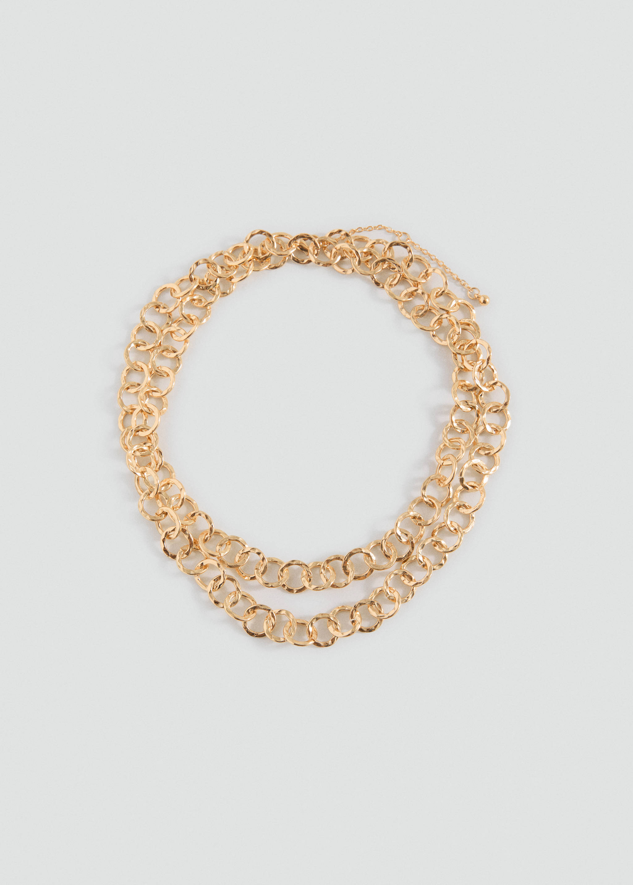 Interwoven hoops necklace - Article without model