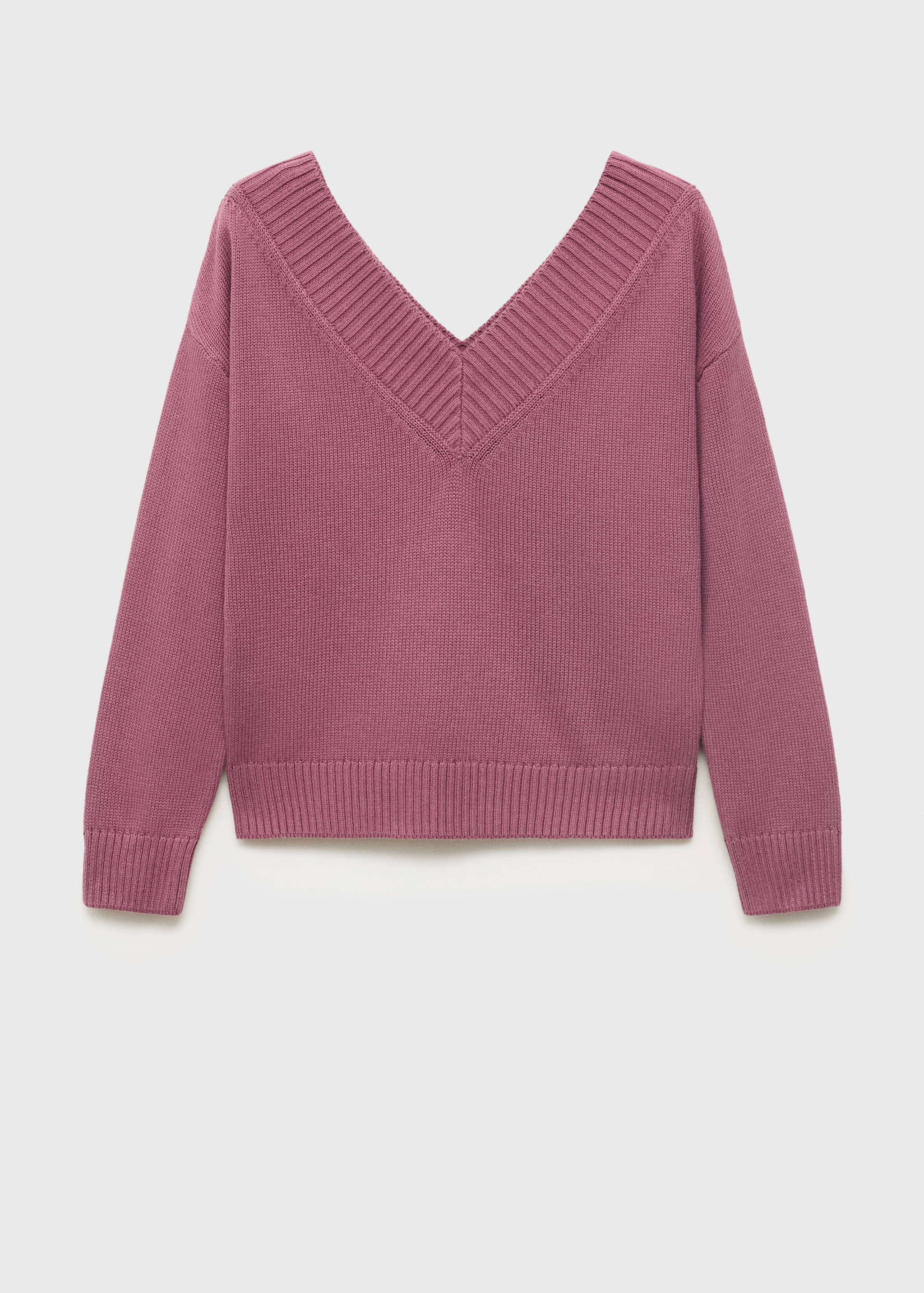 Jersey punto cuello pico - Artículo sin modelo