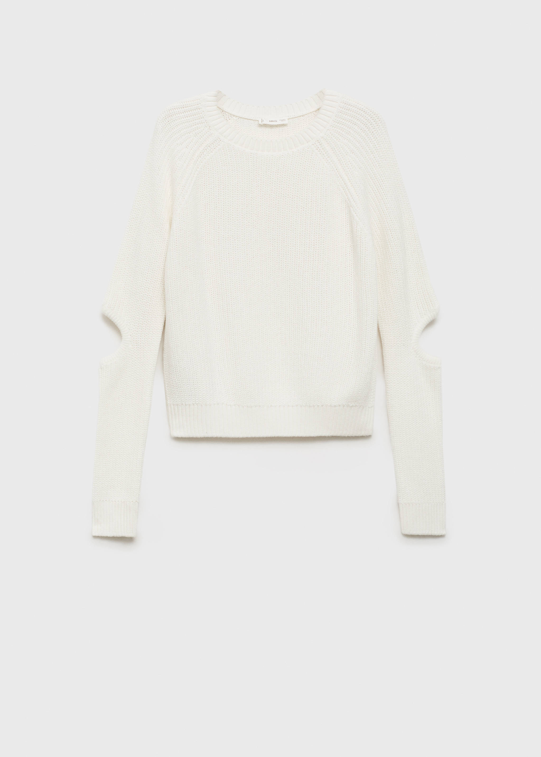 Knitted sweater with openings - Article without model