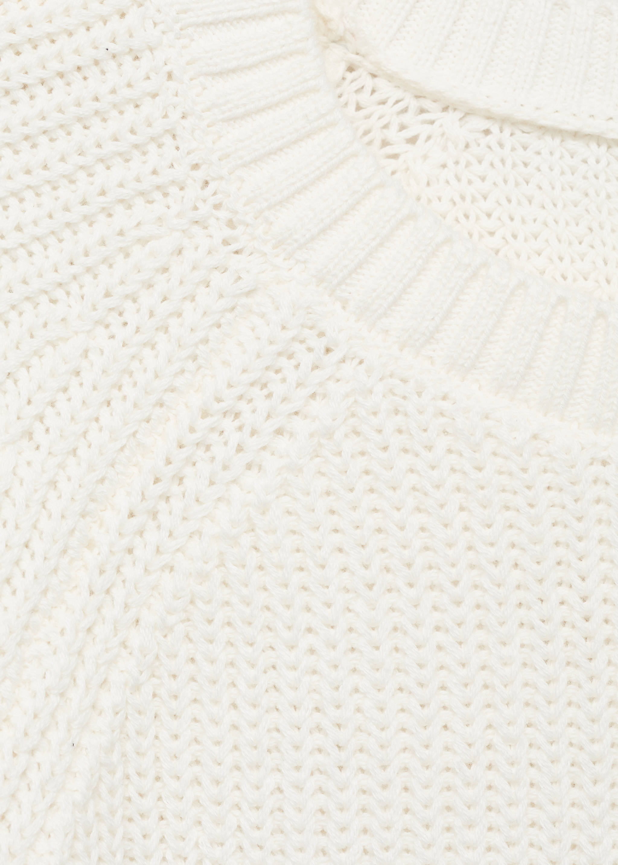 Knitted sweater with openings - Details of the article 8