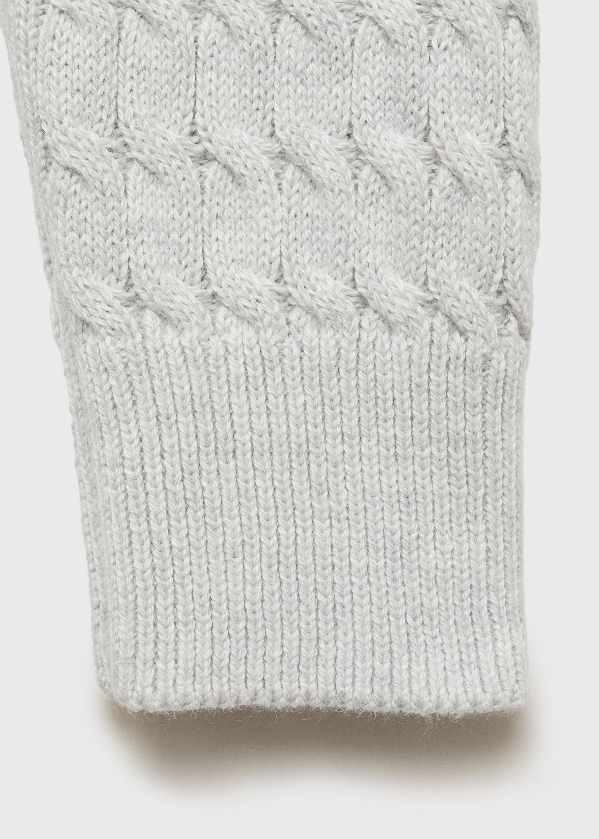 Braided knitted sweater - Details of the article 8