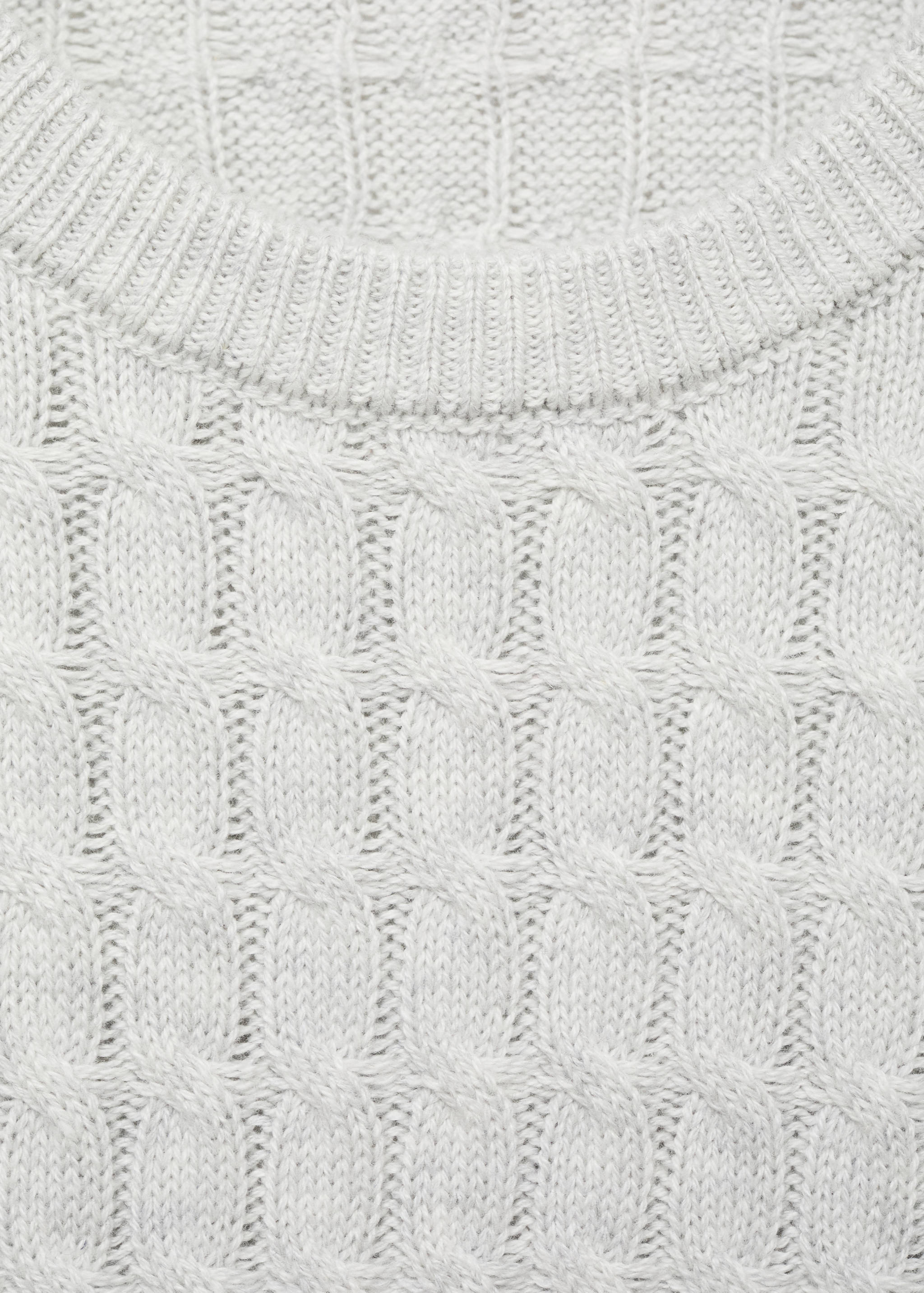 Braided knitted sweater - Details of the article 0