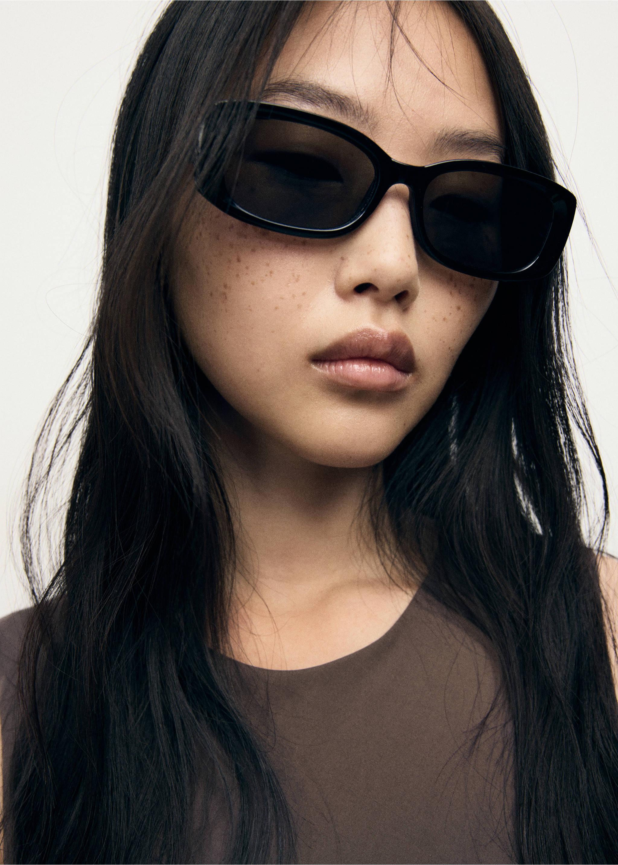 Длинное платье из модала - Деталь изделия 1, Коричневый. Ref: 17004090-00.