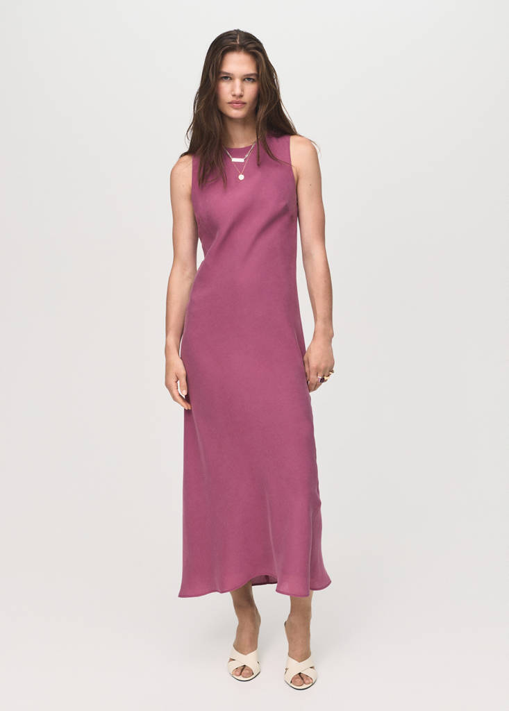 Long modal dress — Pink