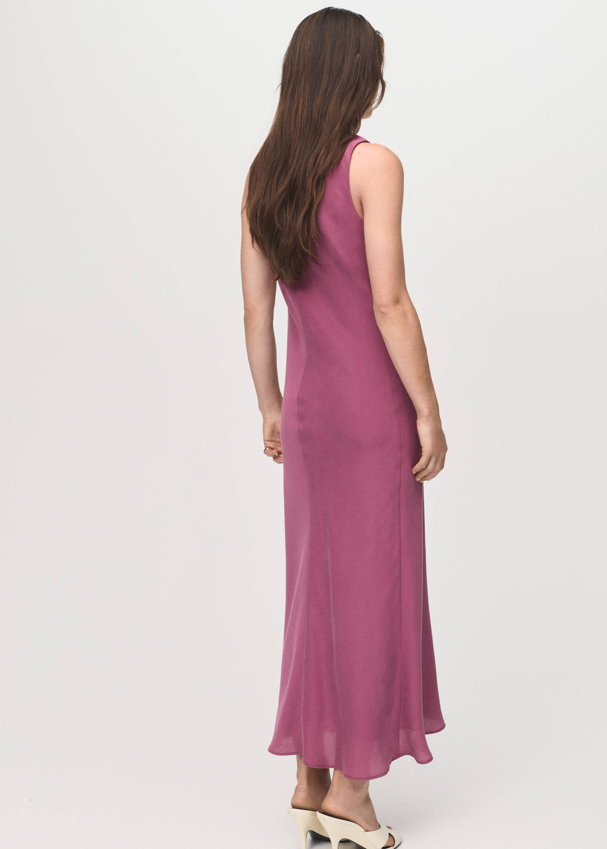 Long modal dress - Reverse of the article
