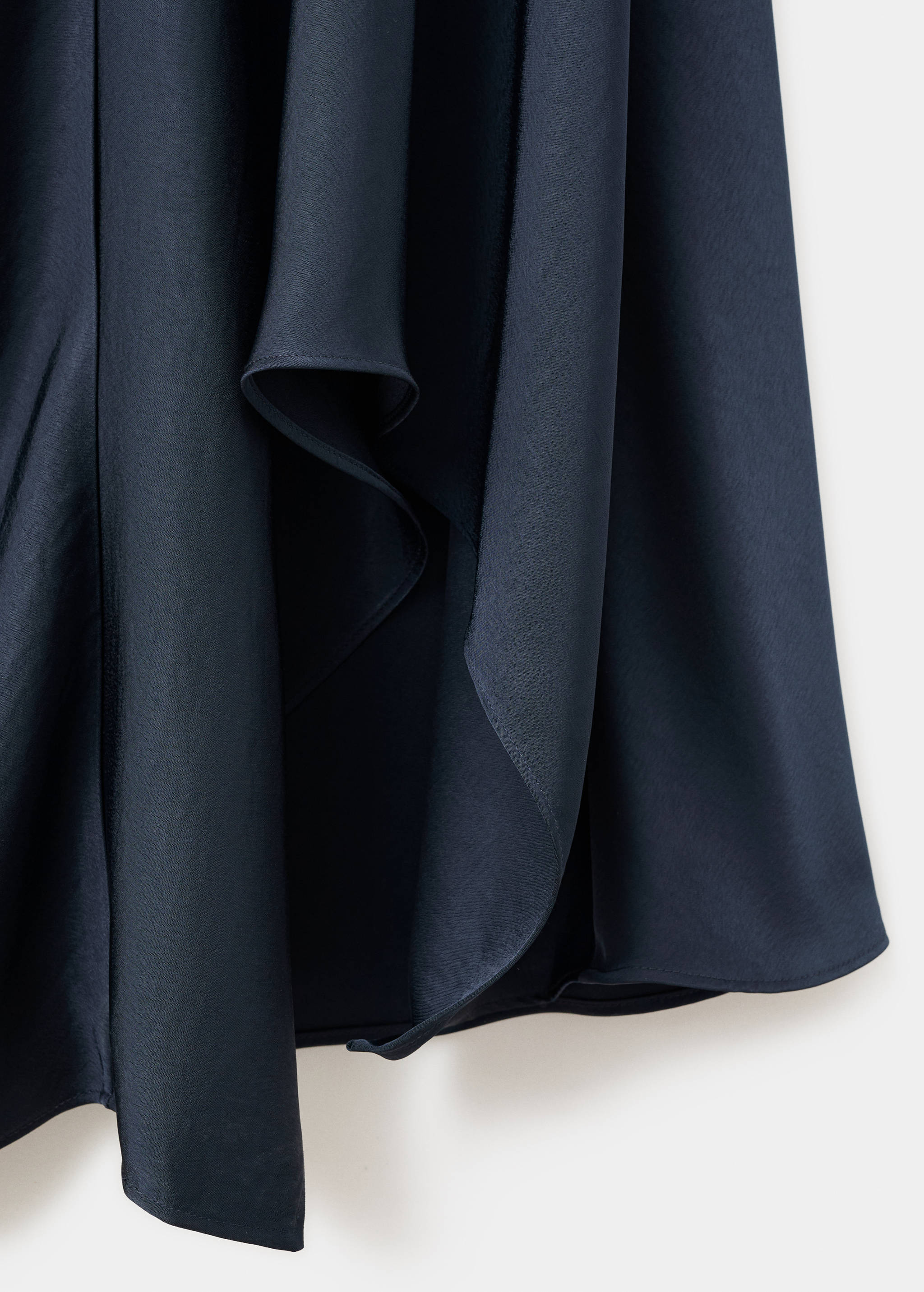 Asymmetrical satin dress - Details of the article 8