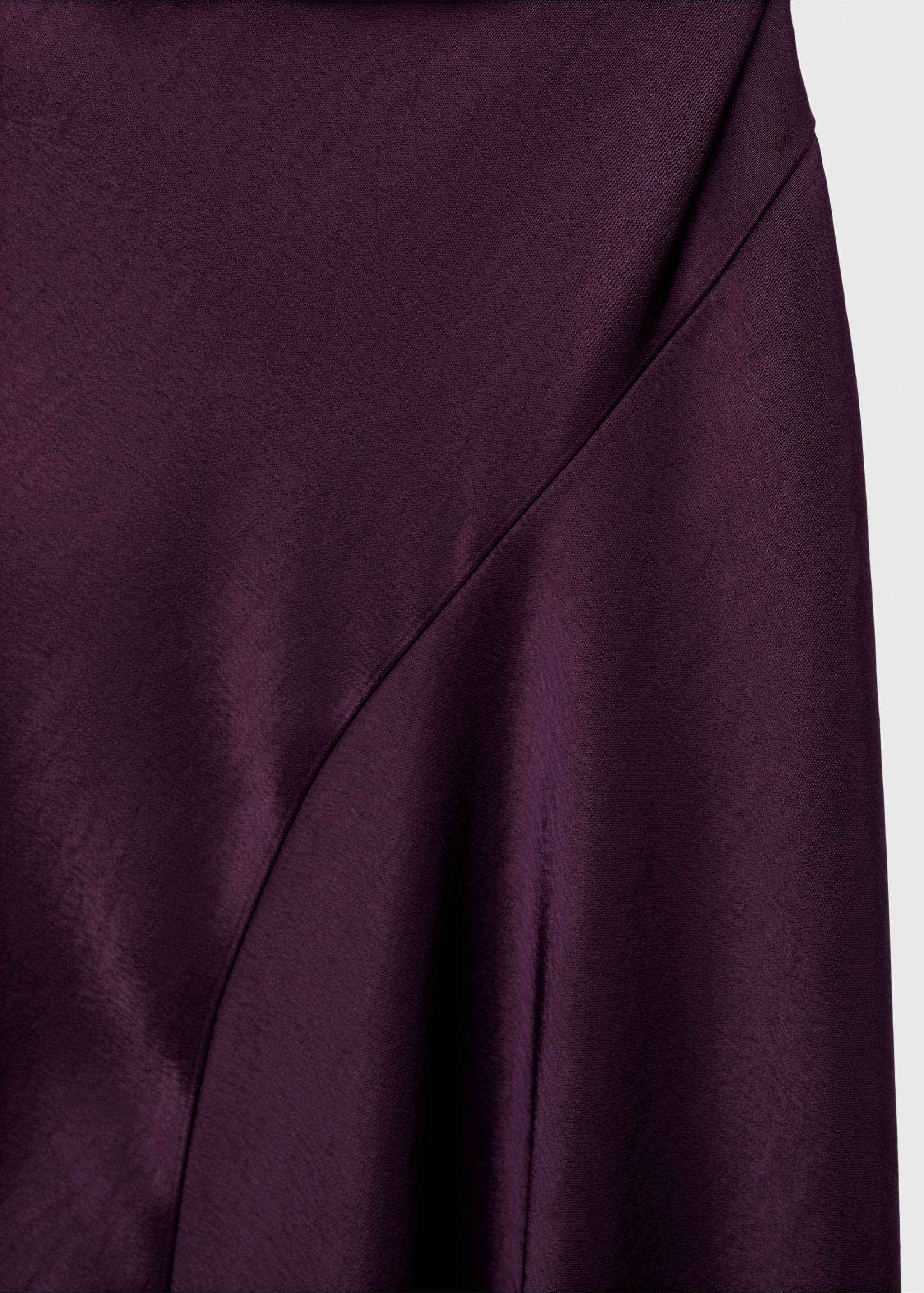 Robe satinée asymétrique - Détail de l'article 8, Violet. Ref: 17004091-00.