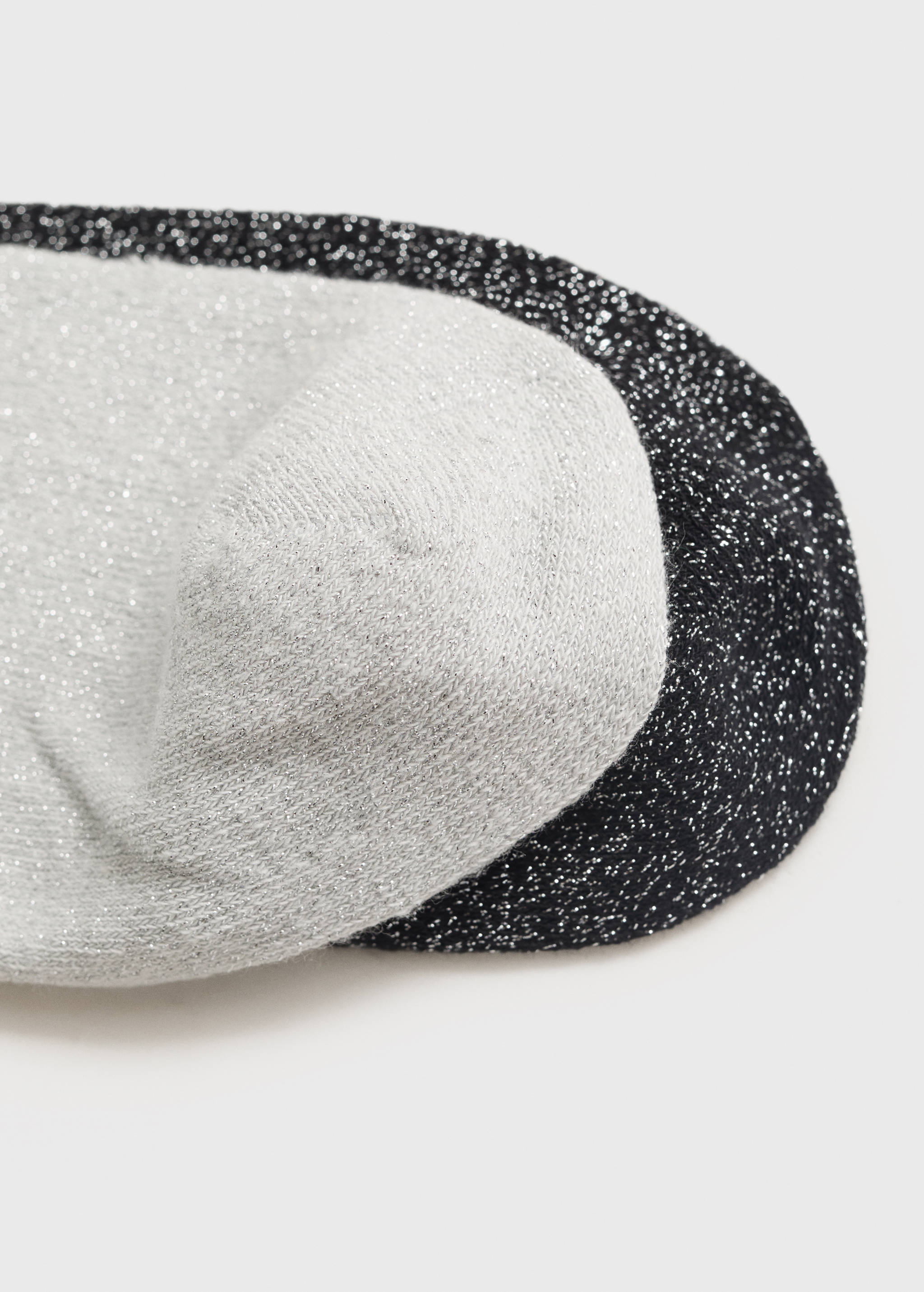 2 pack lurex socks - Reverse of the article